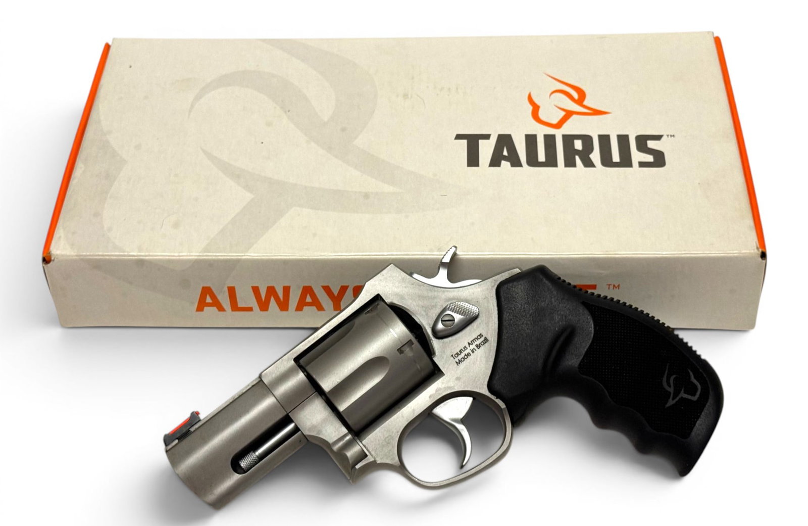Excellent Taurus Model 44 Tracker TALO Edition .44 MAGNUM Stainless 2.5" Revolver in Original Box - 2
