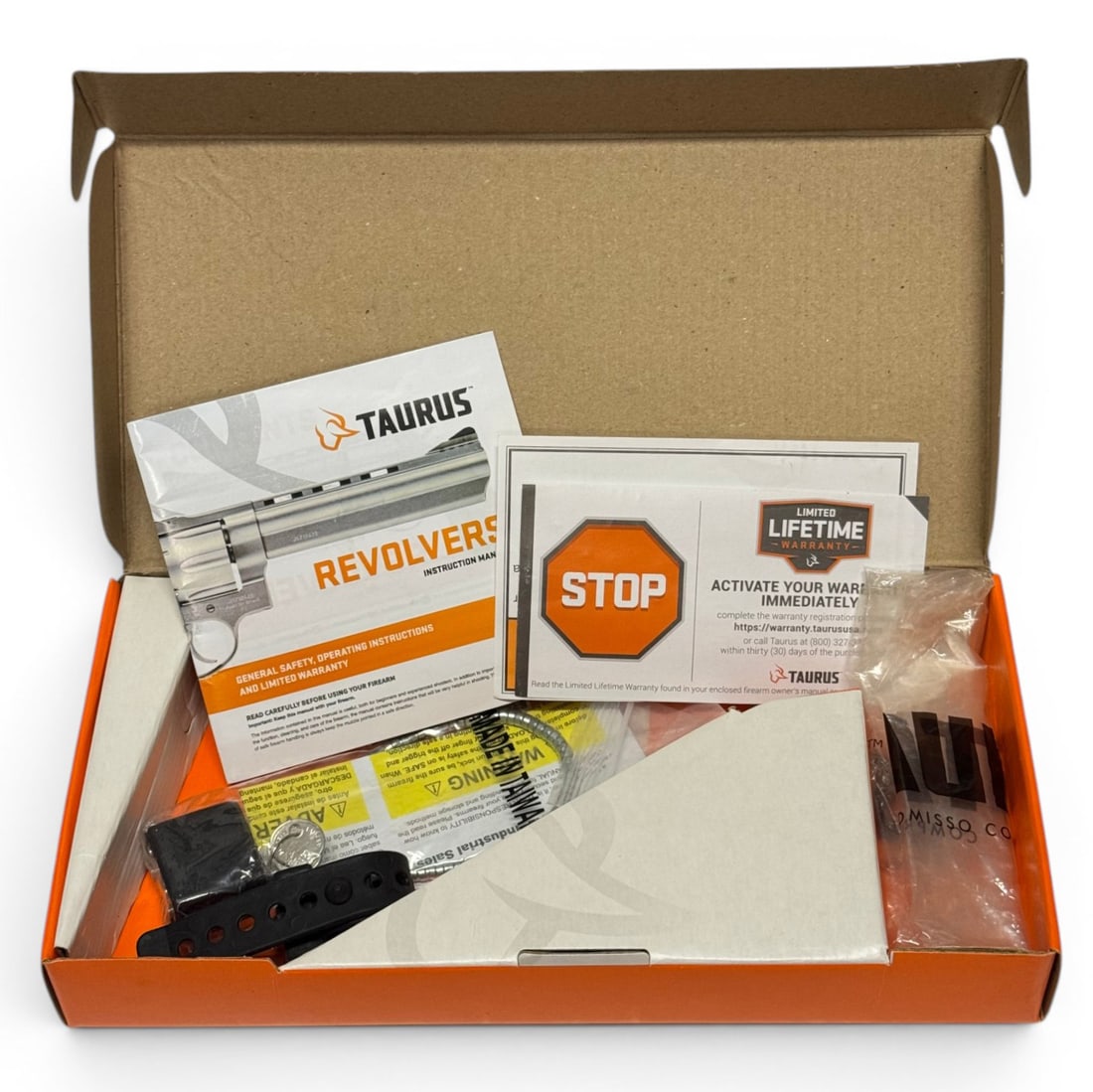 Excellent Taurus Model 44 Tracker TALO Edition .44 MAGNUM Stainless 2.5" Revolver in Original Box - 3
