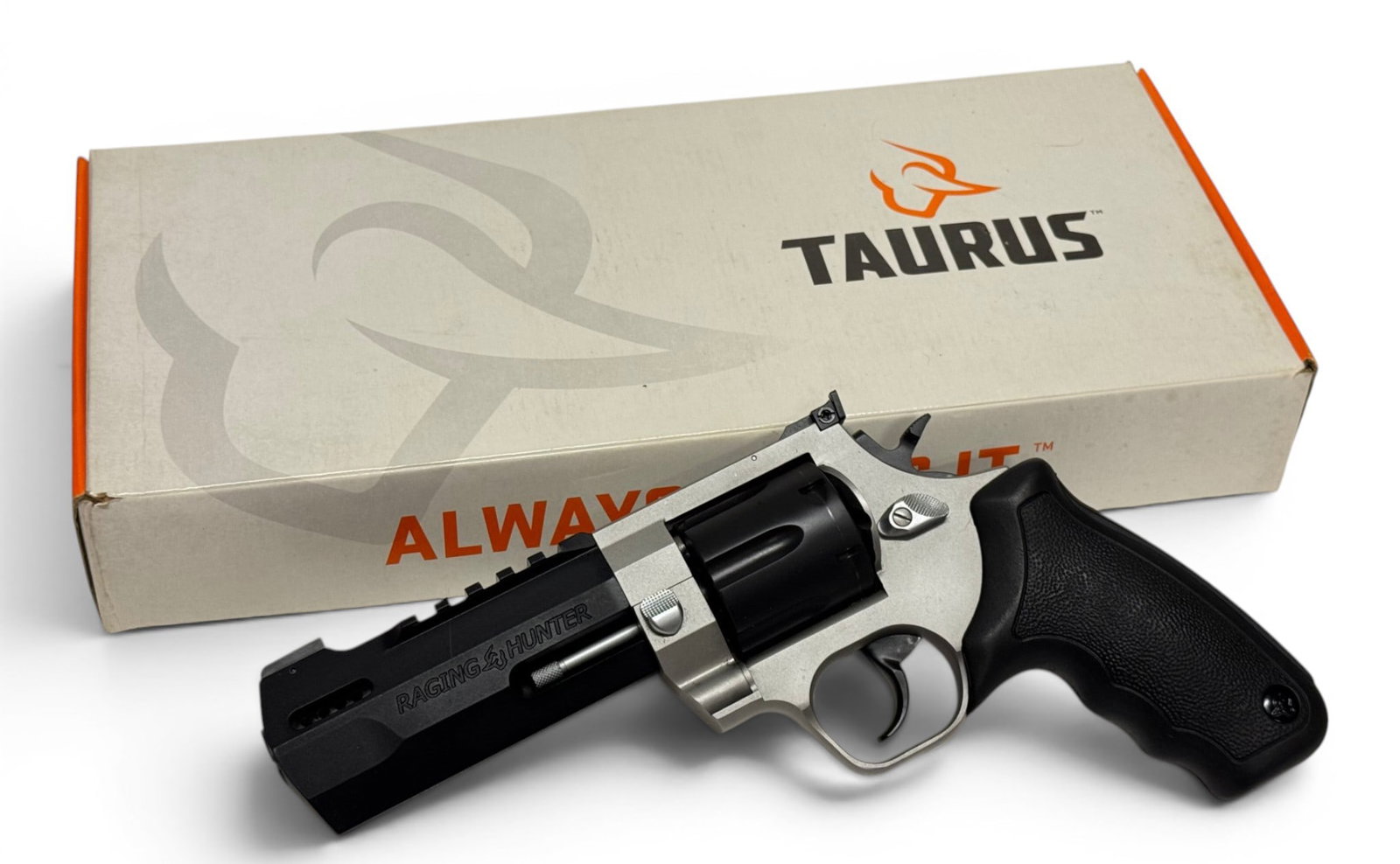 Excellent Taurus Raging Hunter .44 MAGNUM Two-Tone Revolver in Original Box - 2