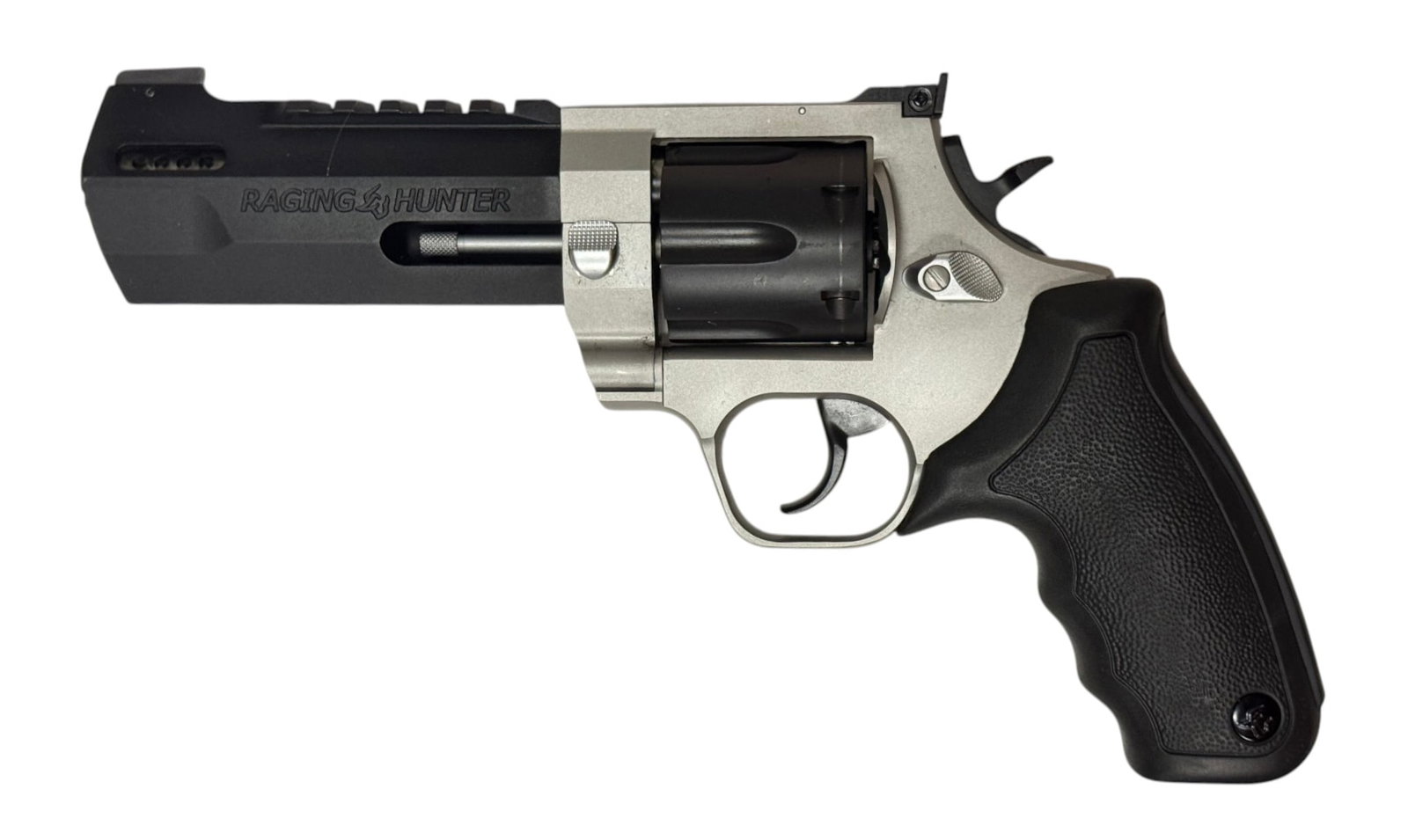 Excellent Taurus Raging Hunter .44 MAGNUM Two-Tone Revolver in Original Box - 6