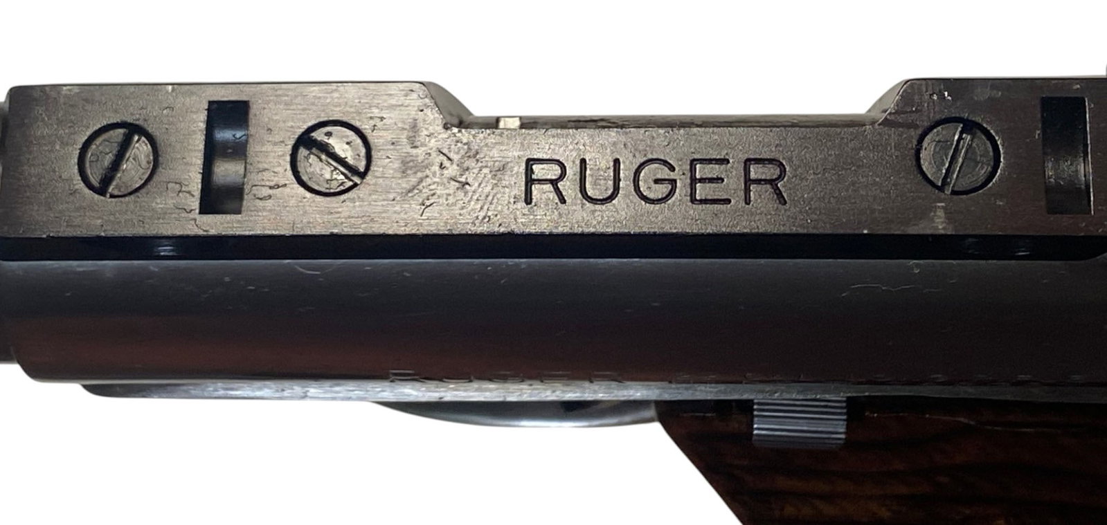 NIB 1993 Ruger MK II Competition Target Stainless Slab-Side .22LR Pistol with Scope Mount - 12