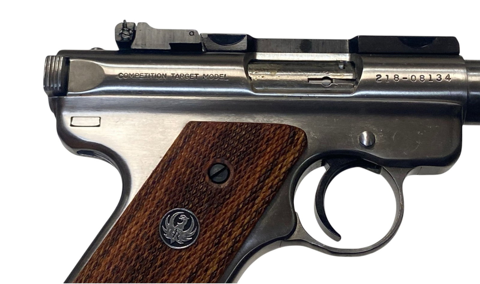 NIB 1993 Ruger MK II Competition Target Stainless Slab-Side .22LR Pistol with Scope Mount - 6