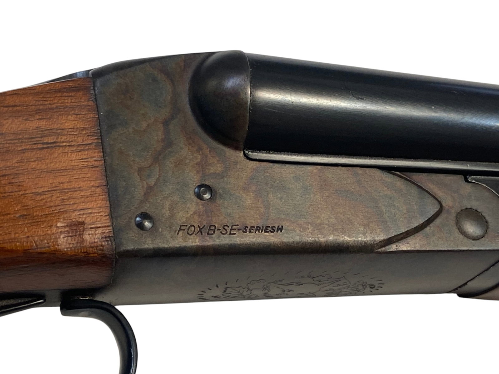 Excellent Savage / Fox Model B-SE Series H 12 GA Double Barrel SXS Hammerless Shotgun - 4