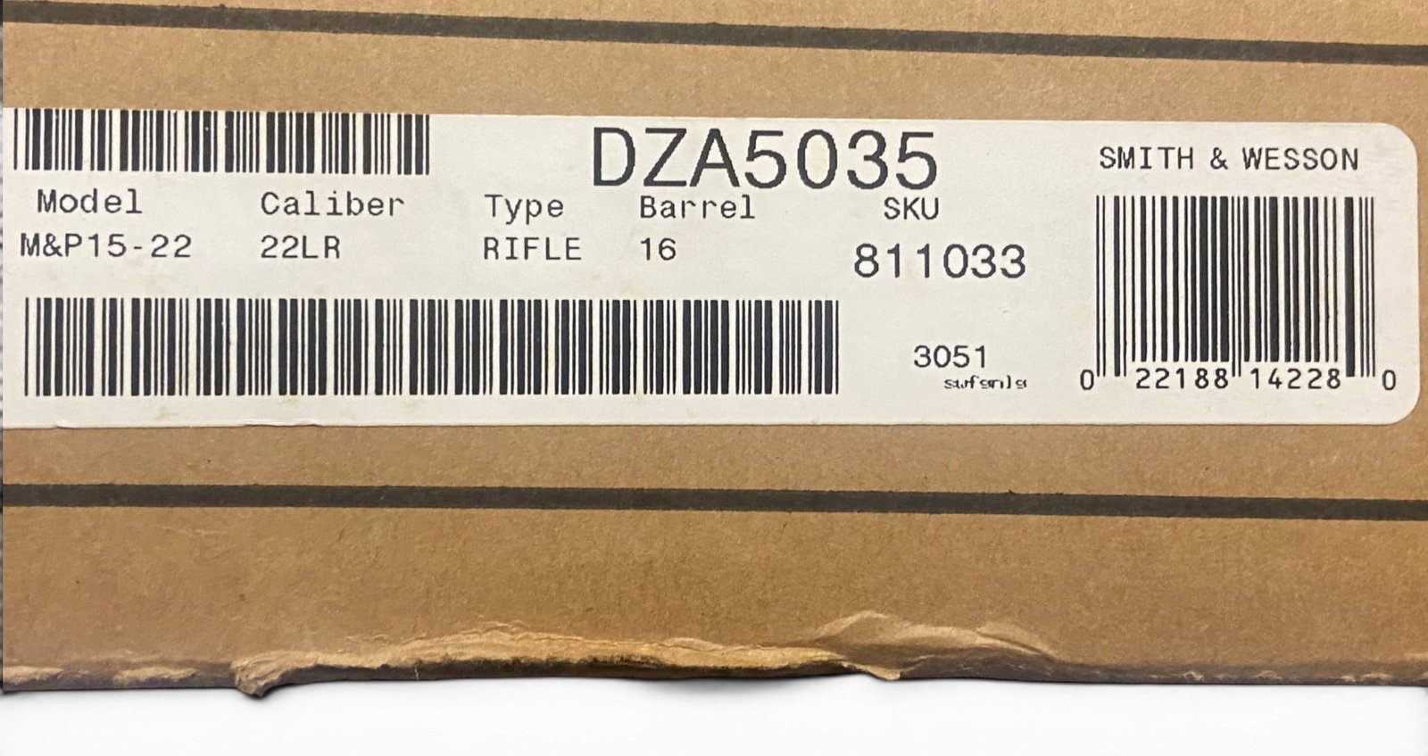 NIB Smith & Wesson M&P-22 Semi-Automatic .22LR Rifle with BSA Red Dot Sight - 3