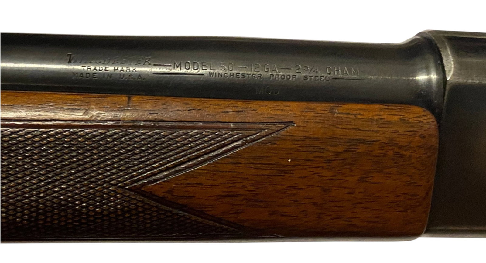 1955 Winchester Model 50 Semi-Automatic 12 GA. Single Shotgun - 3