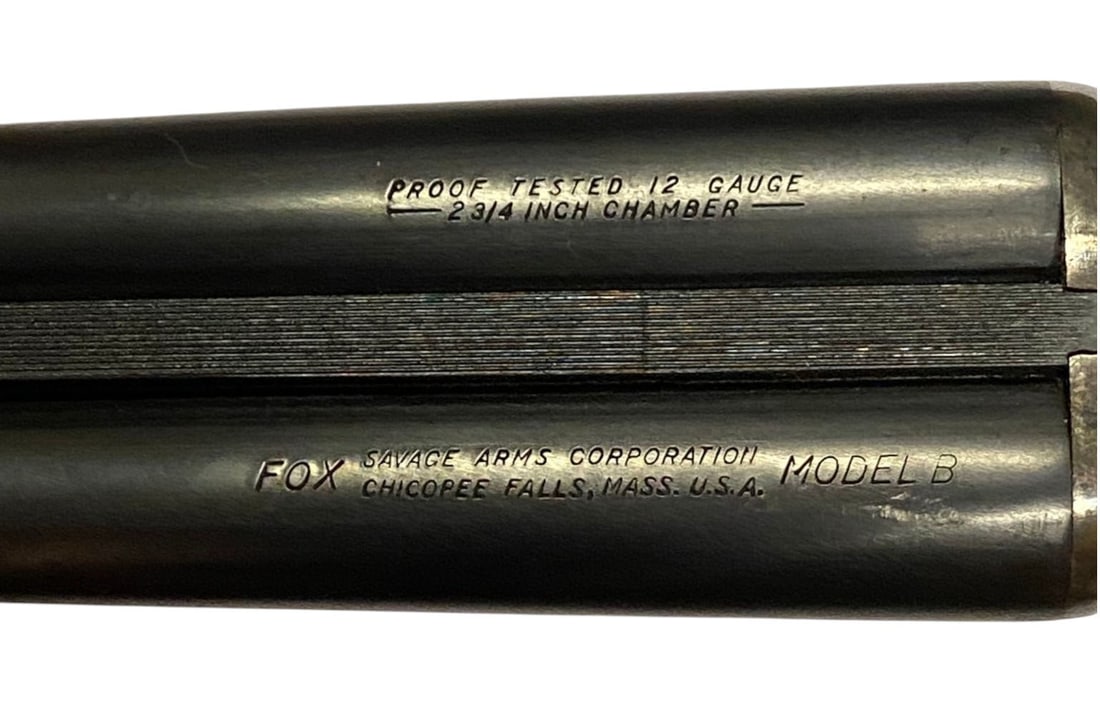 Savage Arms "FOX" Model B SXS 12 GA. Break Action Shotgun - 11