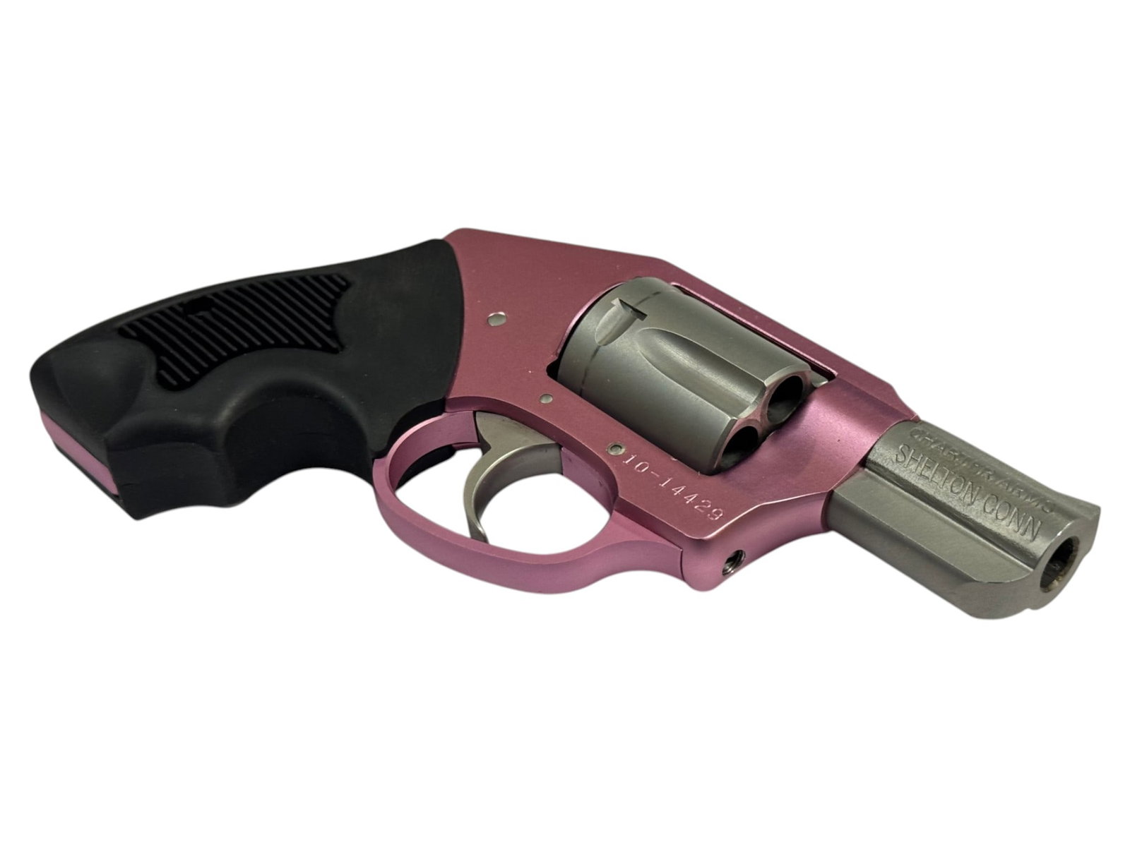 Excellent Charter Arms "The Pink Lady" Matte Pink Stainless .38 SPL. 2" Snub Nose Revolver - 3