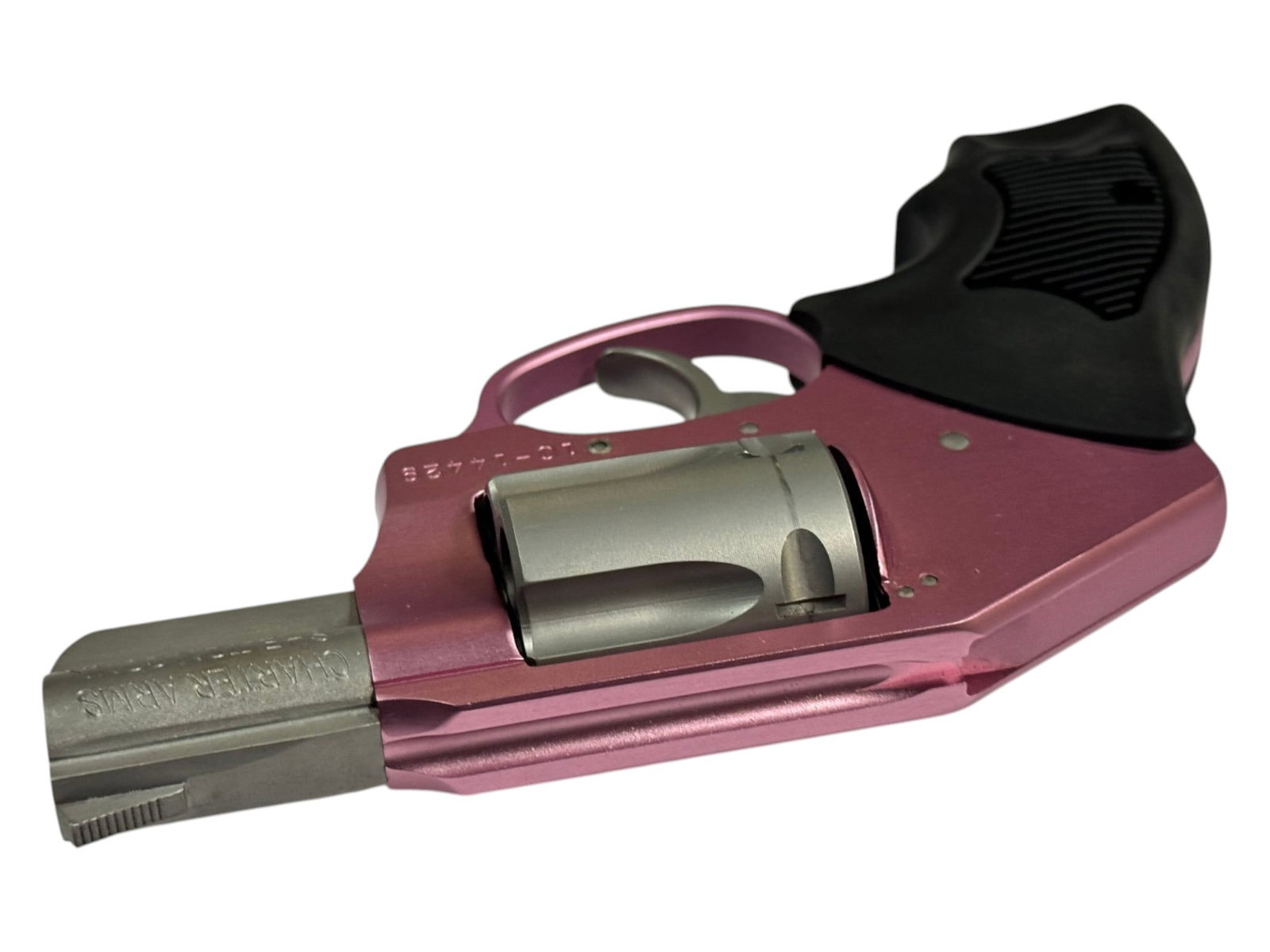 Excellent Charter Arms "The Pink Lady" Matte Pink Stainless .38 SPL. 2" Snub Nose Revolver - 4