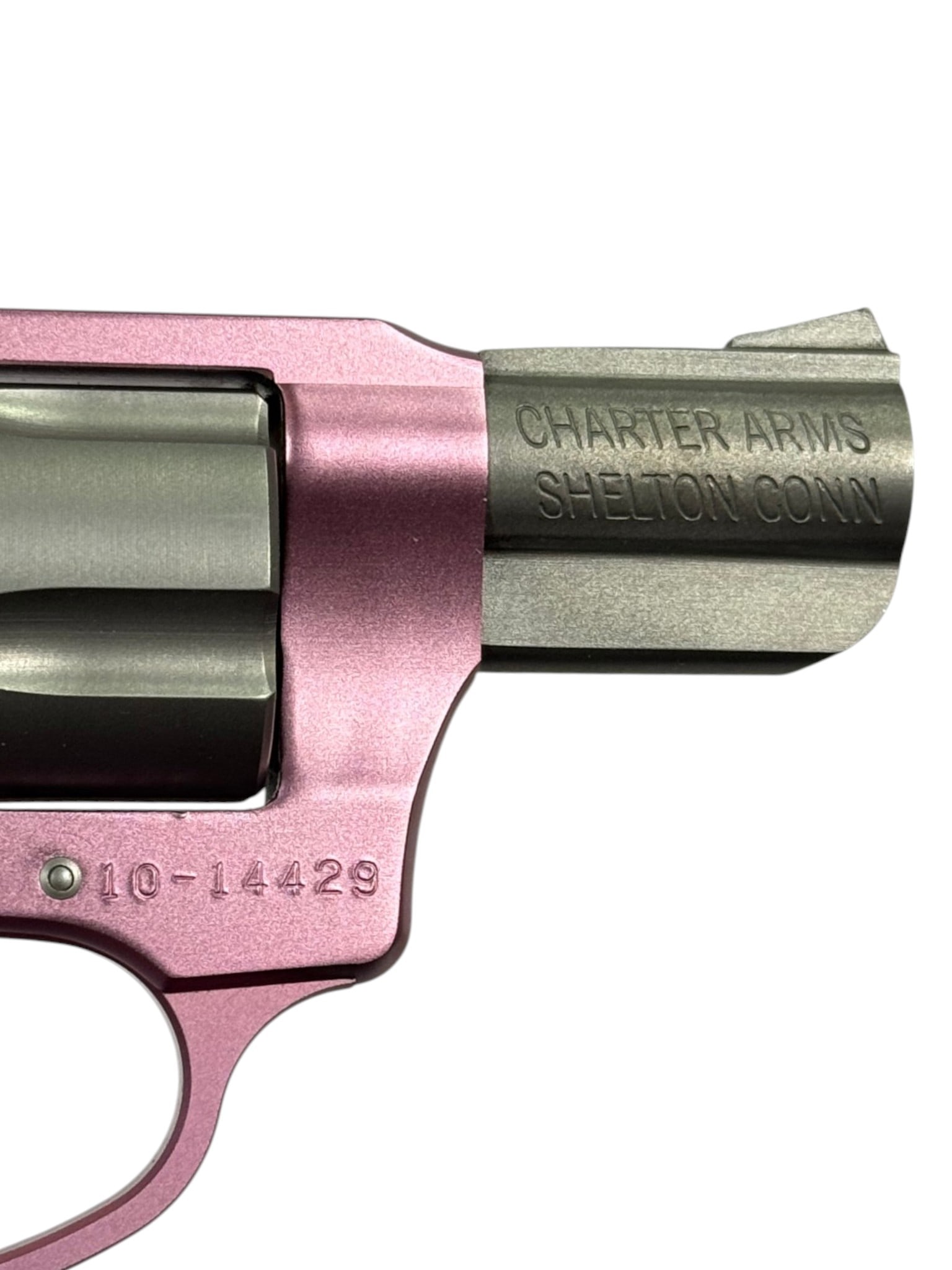 Excellent Charter Arms "The Pink Lady" Matte Pink Stainless .38 SPL. 2" Snub Nose Revolver - 6