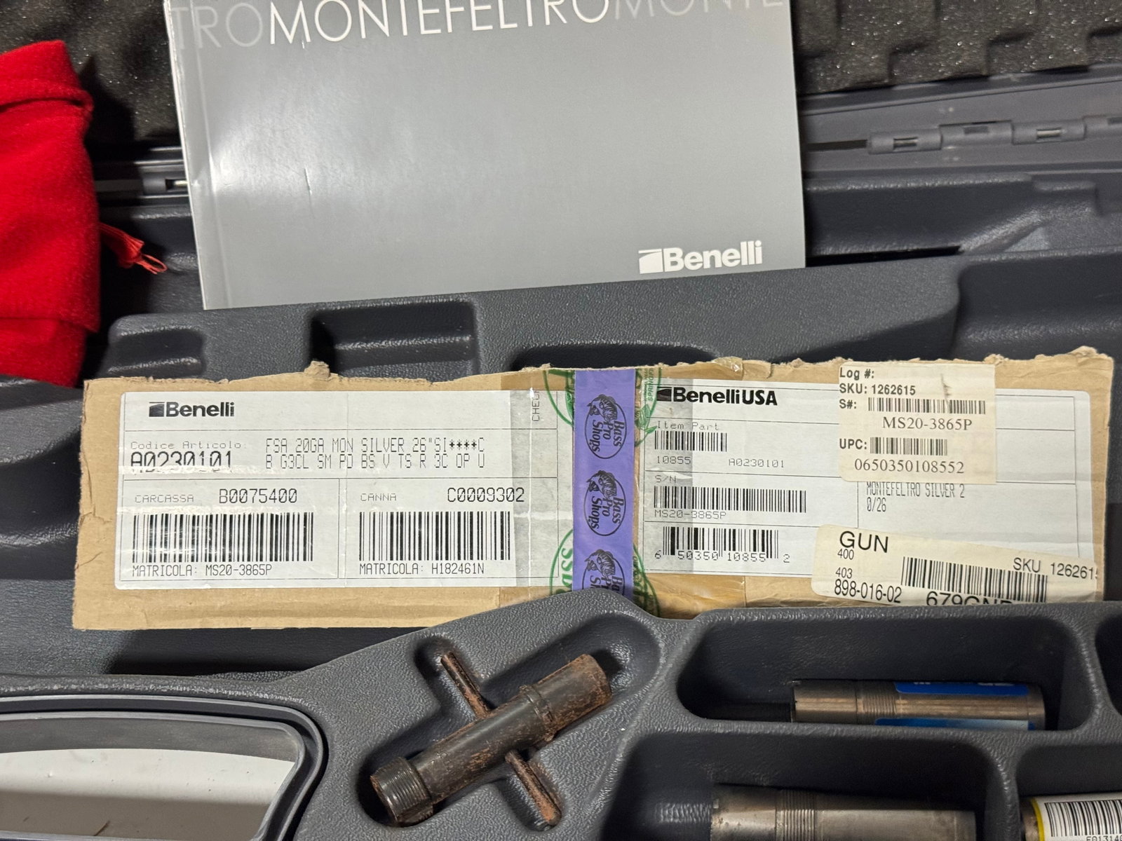 LNIB 2012 Benelli Montefeltro Silver 2 Featherweight Series 20 GA. Semi-Automatic 26” Shotgun - 19