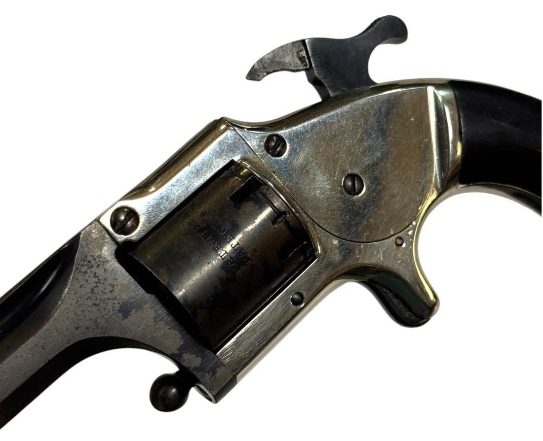 Excellent Scarce Antique 1860s Connecticut Arms .28 CAL. Cup-Fire Pocket Revolver - 16