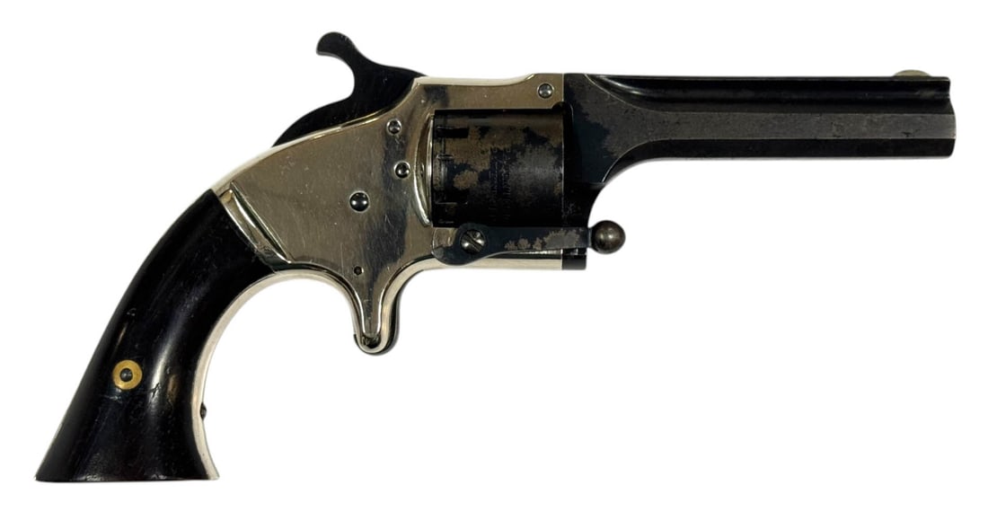 Excellent Scarce Antique 1860s Connecticut Arms .28 CAL. Cup-Fire Pocket Revolver - 2