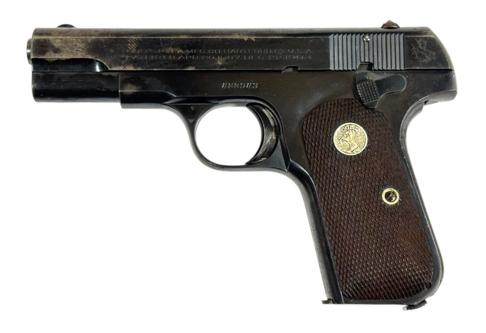 1928 Colt M1903 Hammerless .32 ACP Semi-Automatic Pistol - 10