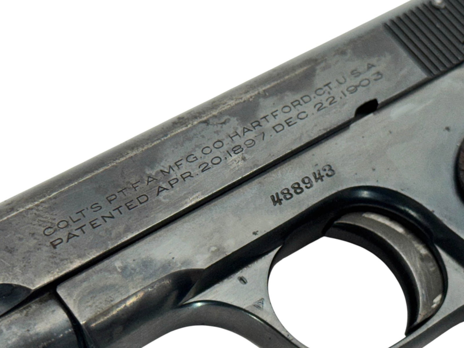 1928 Colt M1903 Hammerless .32 ACP Semi-Automatic Pistol - 2