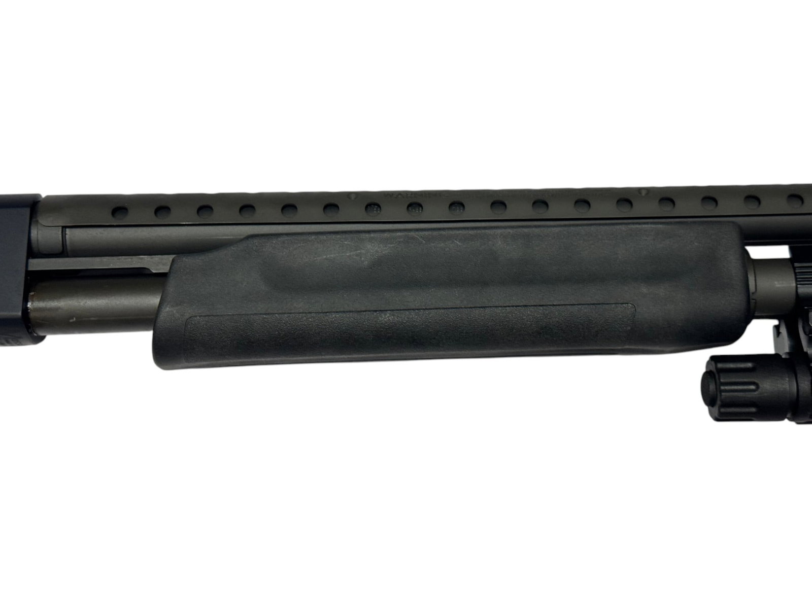 Excellent Mossberg Model 500 Pump Action 20 GA. Home Defense Shotgun w/ Flashlight - 12