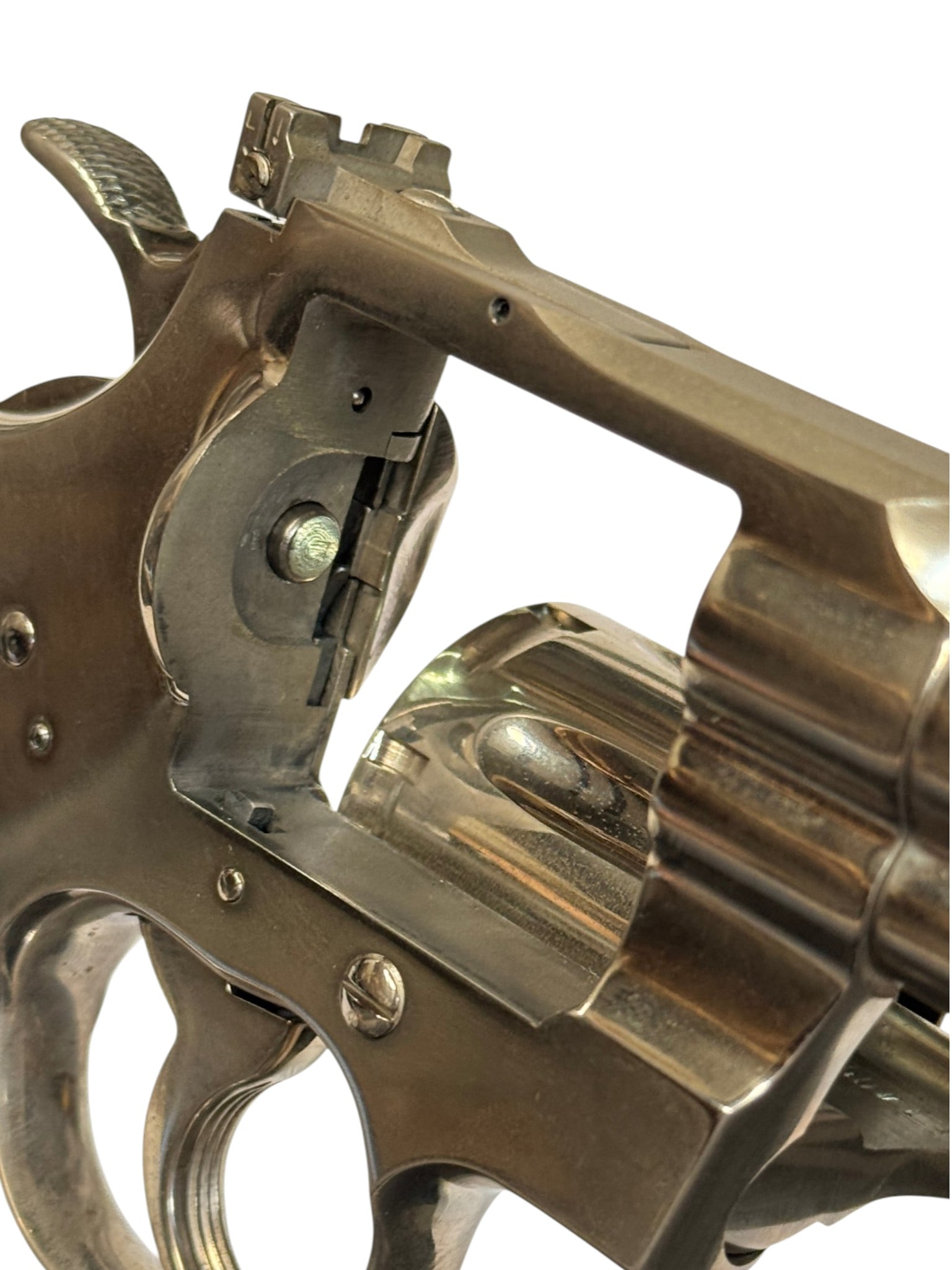 Excellent 1970 Colt Python 6" Nickel .357 MAGNUM Revolver - 14