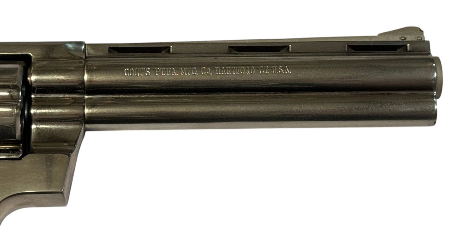 Excellent 1970 Colt Python 6" Nickel .357 MAGNUM Revolver - 8