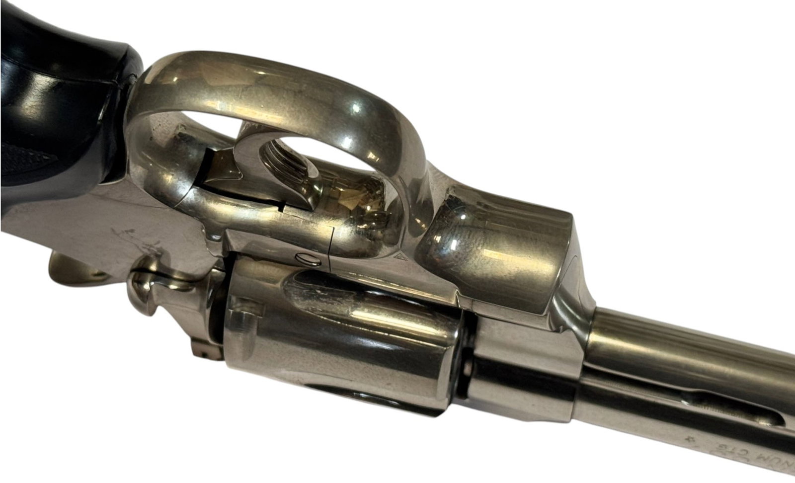Excellent 1970 Colt Python 6" Nickel .357 MAGNUM Revolver - 9