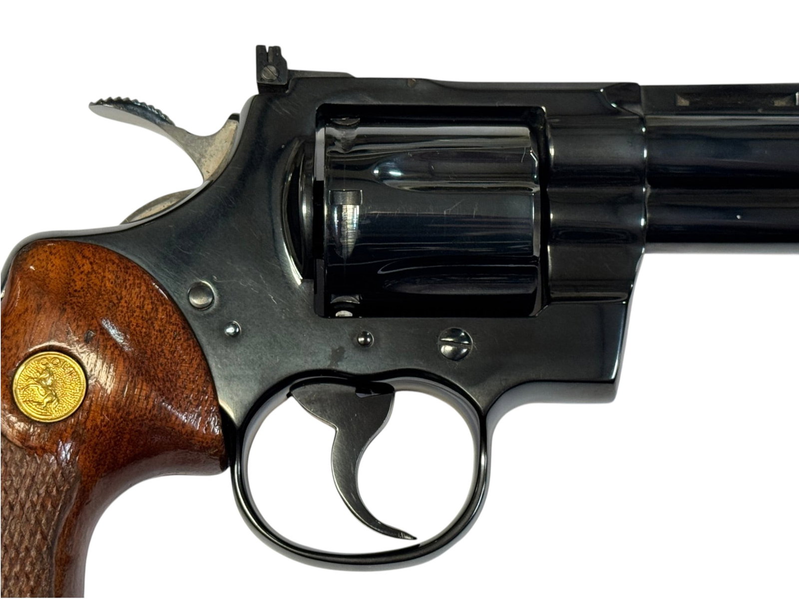 Excellent 1975 Colt Python 6" Blued .357 MAGNUM Revolver - 9