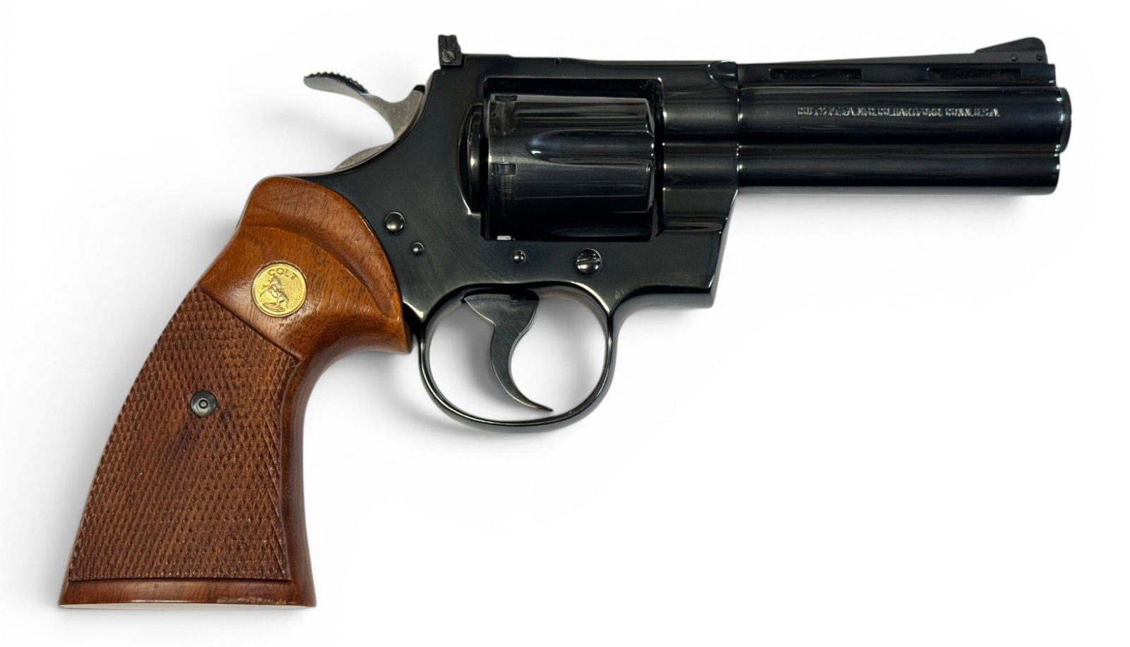 Excellent 1976 Colt Python 4" Blued .357 MAGNUM Revolver - 2
