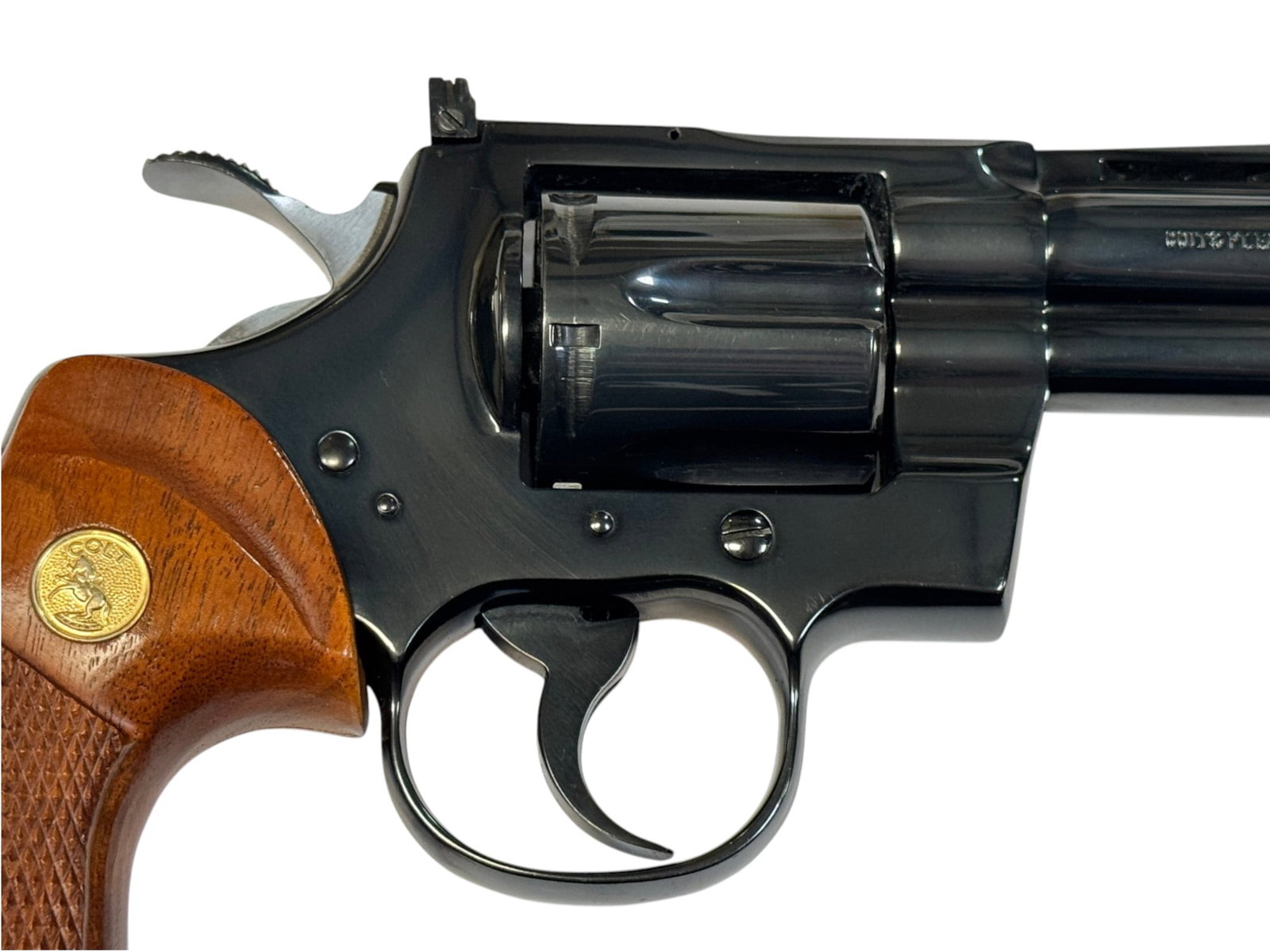 Excellent 1976 Colt Python 4" Blued .357 MAGNUM Revolver - 8