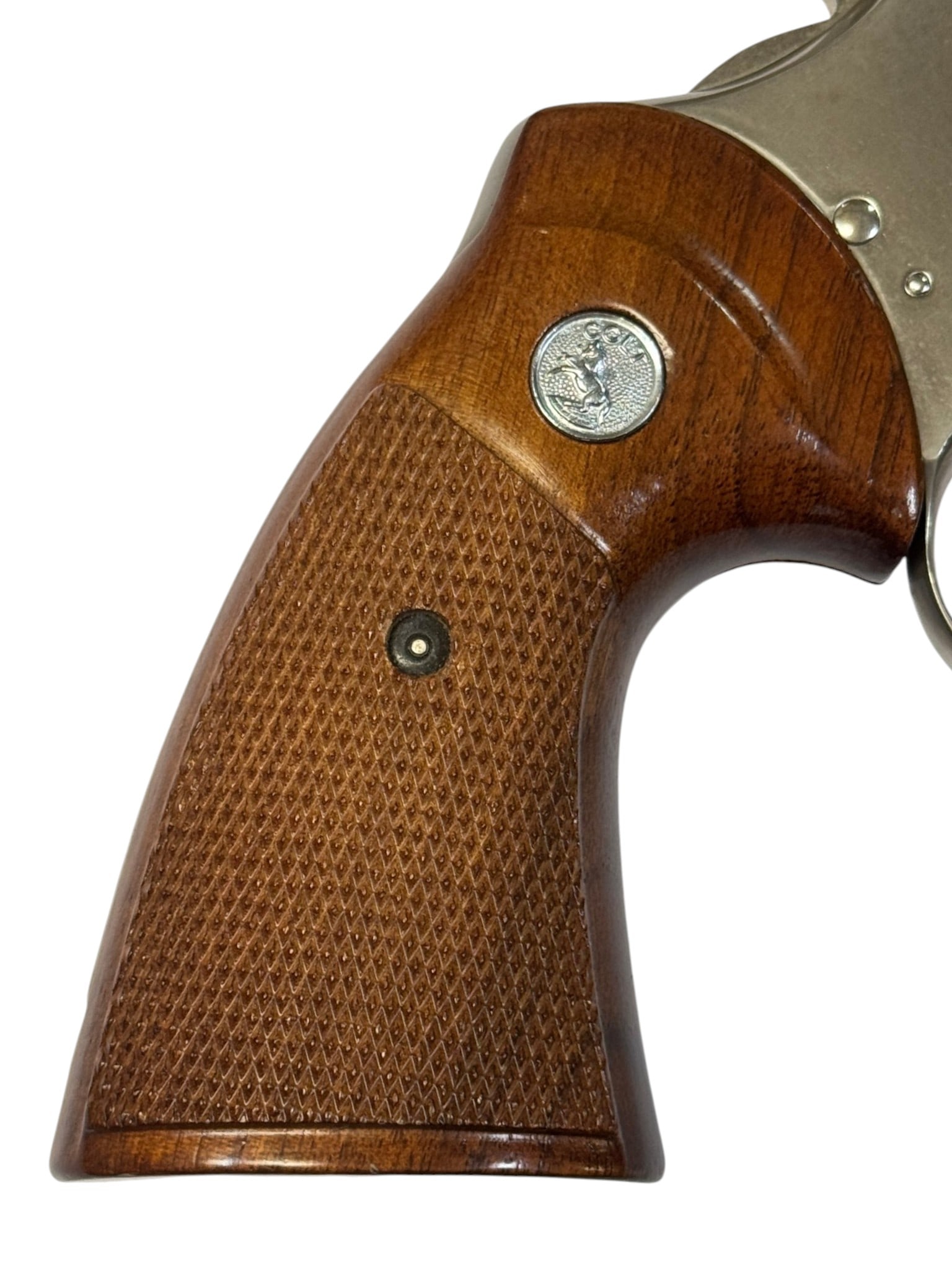 Excellent 1979 Colt Python 4" Bright Nickel .357 MAGNUM Revolver - 10