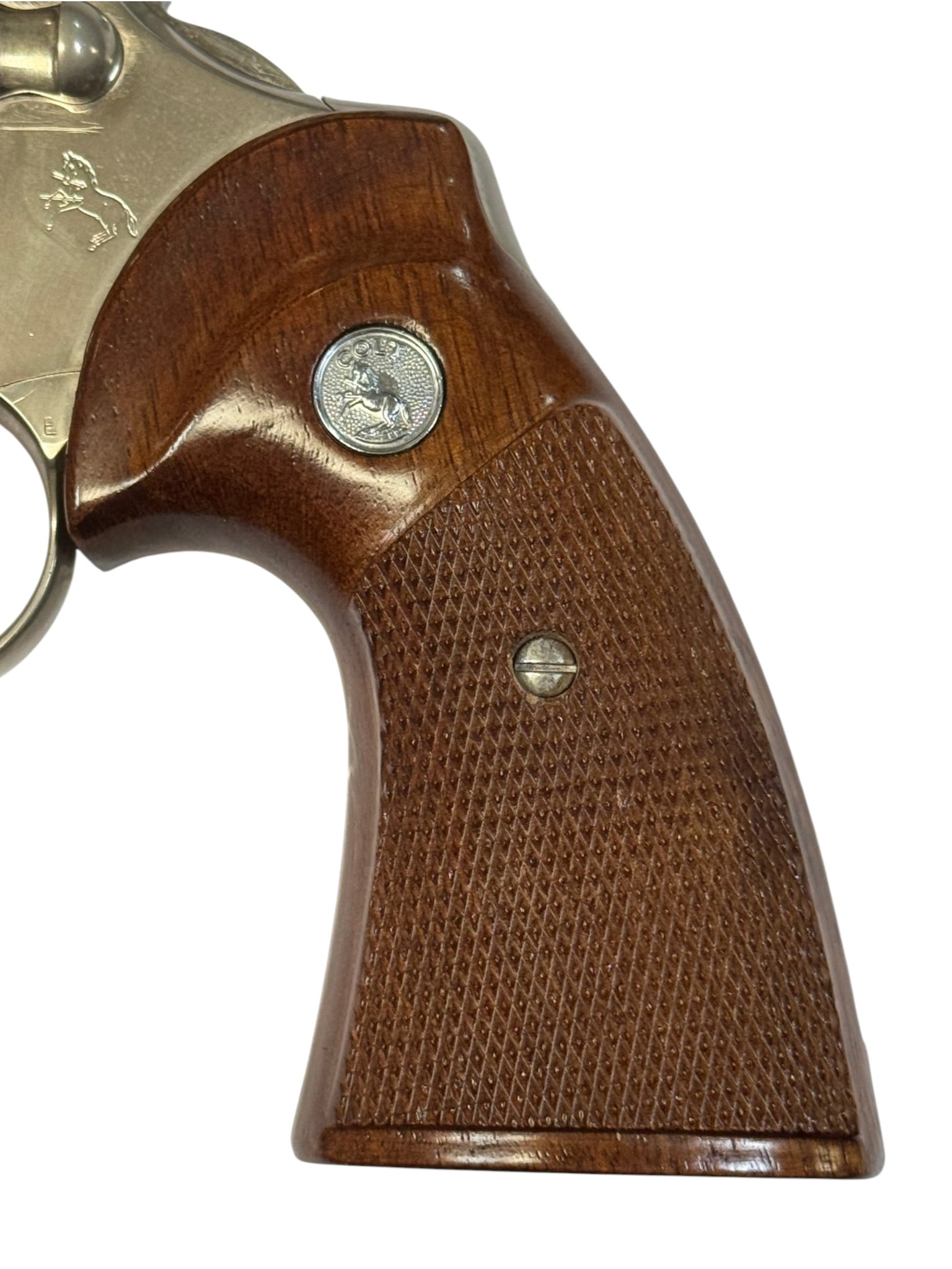 Excellent 1979 Colt Python 4" Bright Nickel .357 MAGNUM Revolver - 7