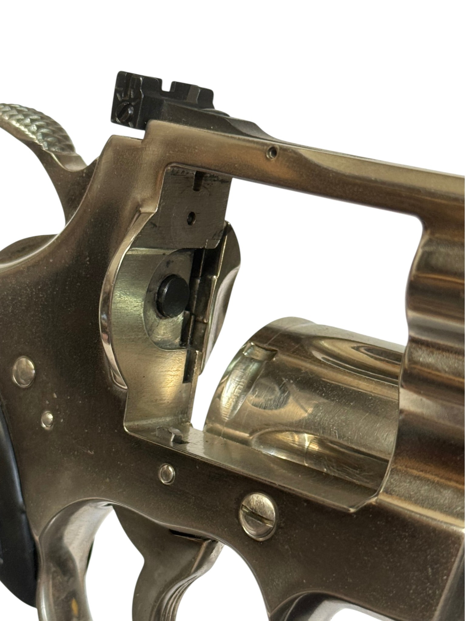 Excellent 1980 Colt Python 4" Nickel .357 MAGNUM Revolver - 15