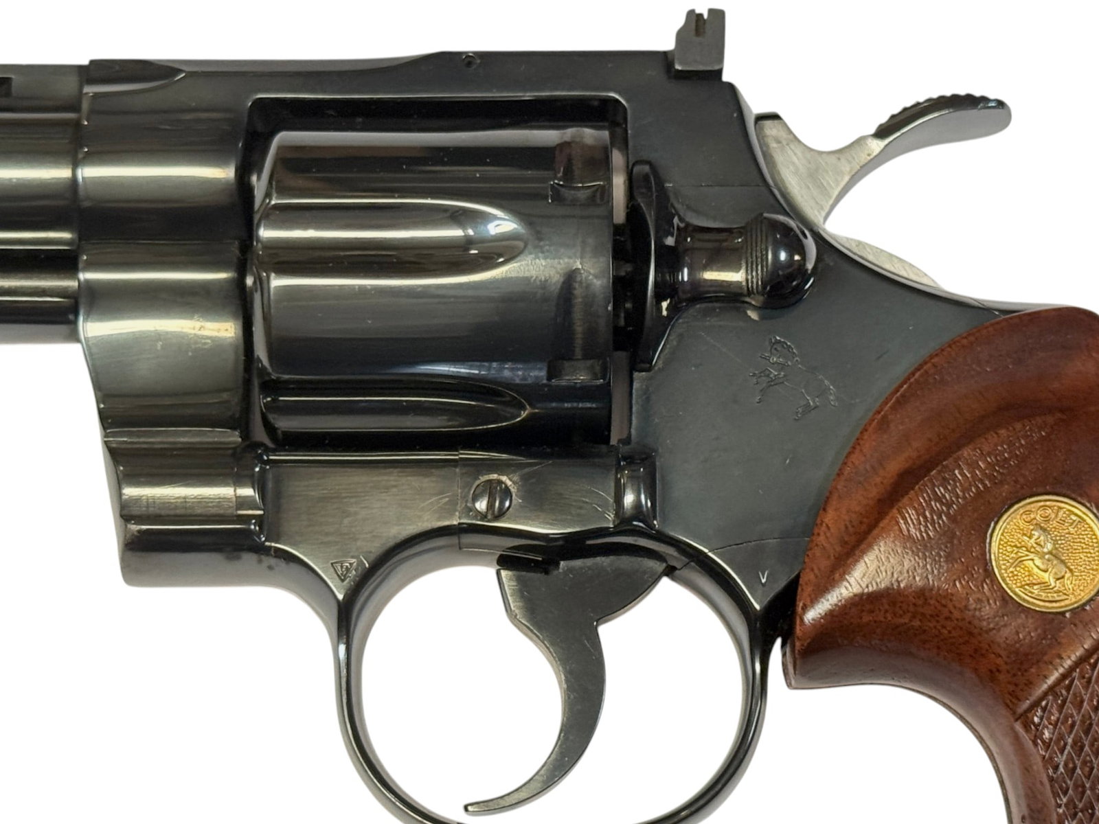 Excellent 1987 Colt Python 4" Blued .357 MAGNUM Revolver - 8