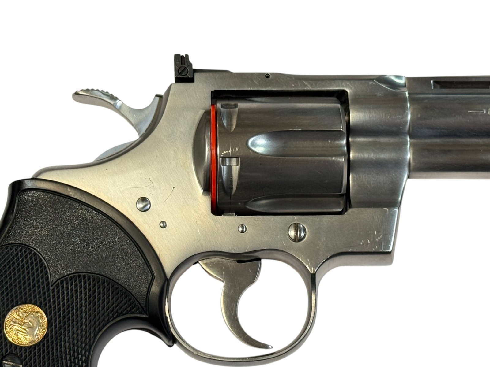 Excellent 1992 Colt Python 6" Stainless .357 MAGNUM Revolver - 8