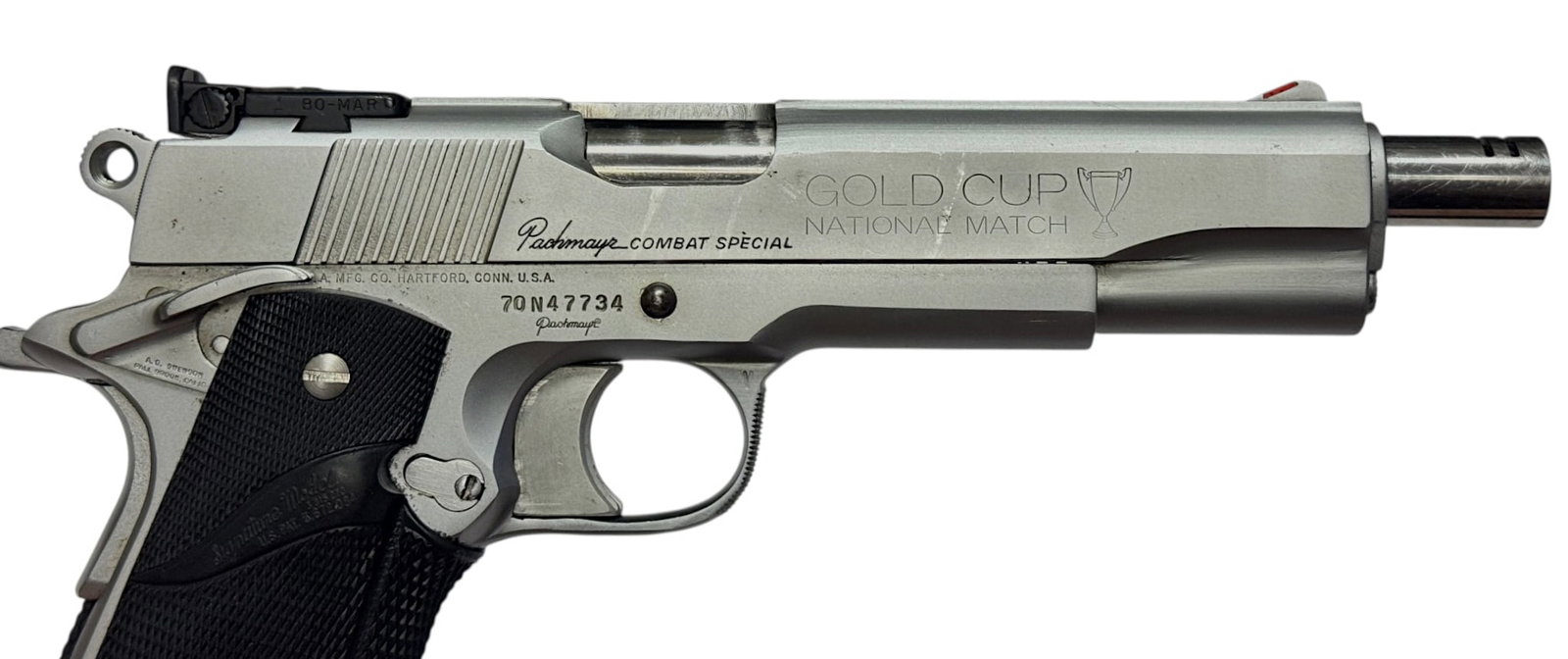 RARE 1977 Colt Gold Cup NM Series 70 “Pachmayr Combat Special” .45 ACP 1911 Pistol w/ Sw - 6