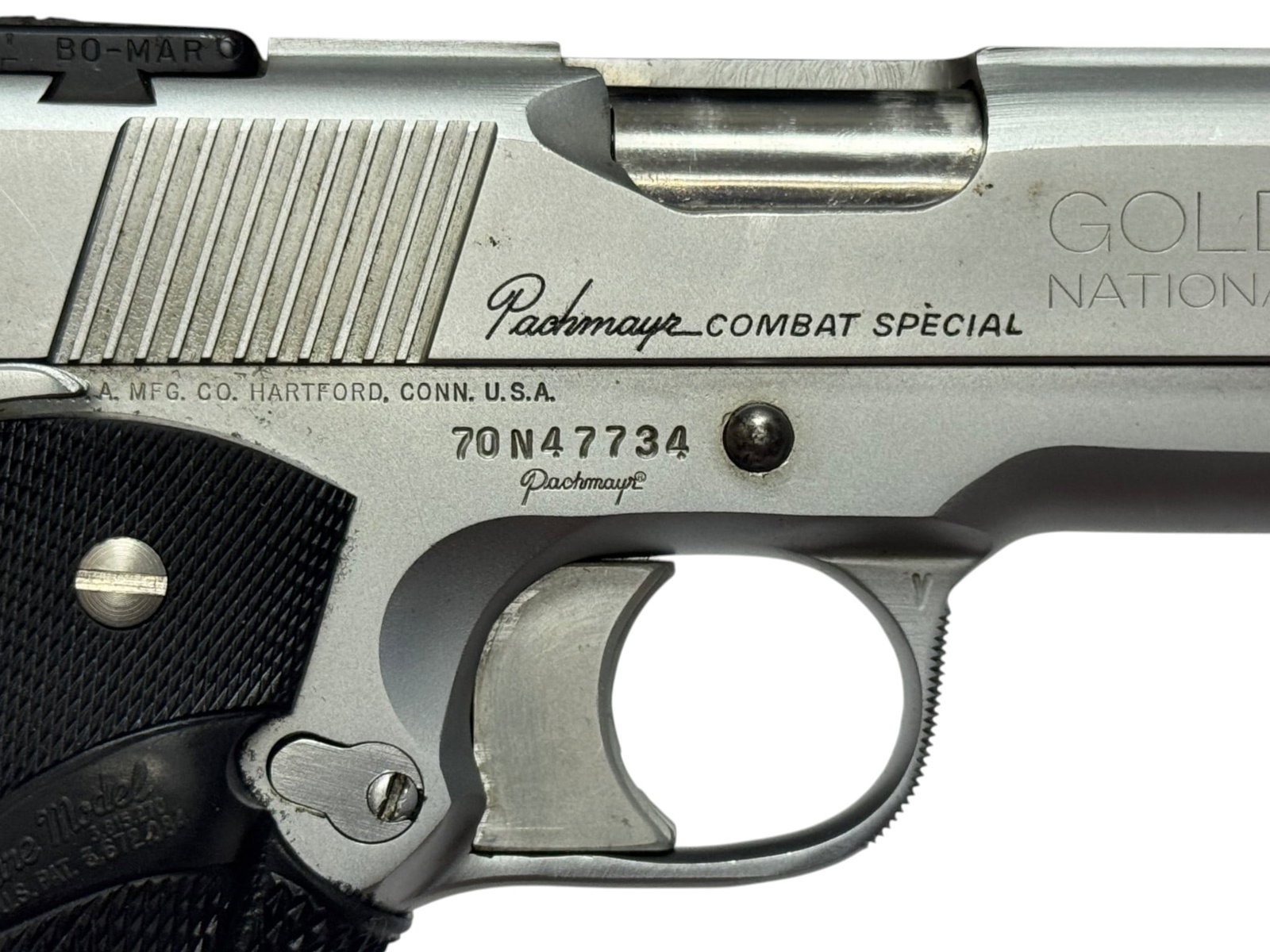 RARE 1977 Colt Gold Cup NM Series 70 “Pachmayr Combat Special” .45 ACP 1911 Pistol w/ Sw - 8