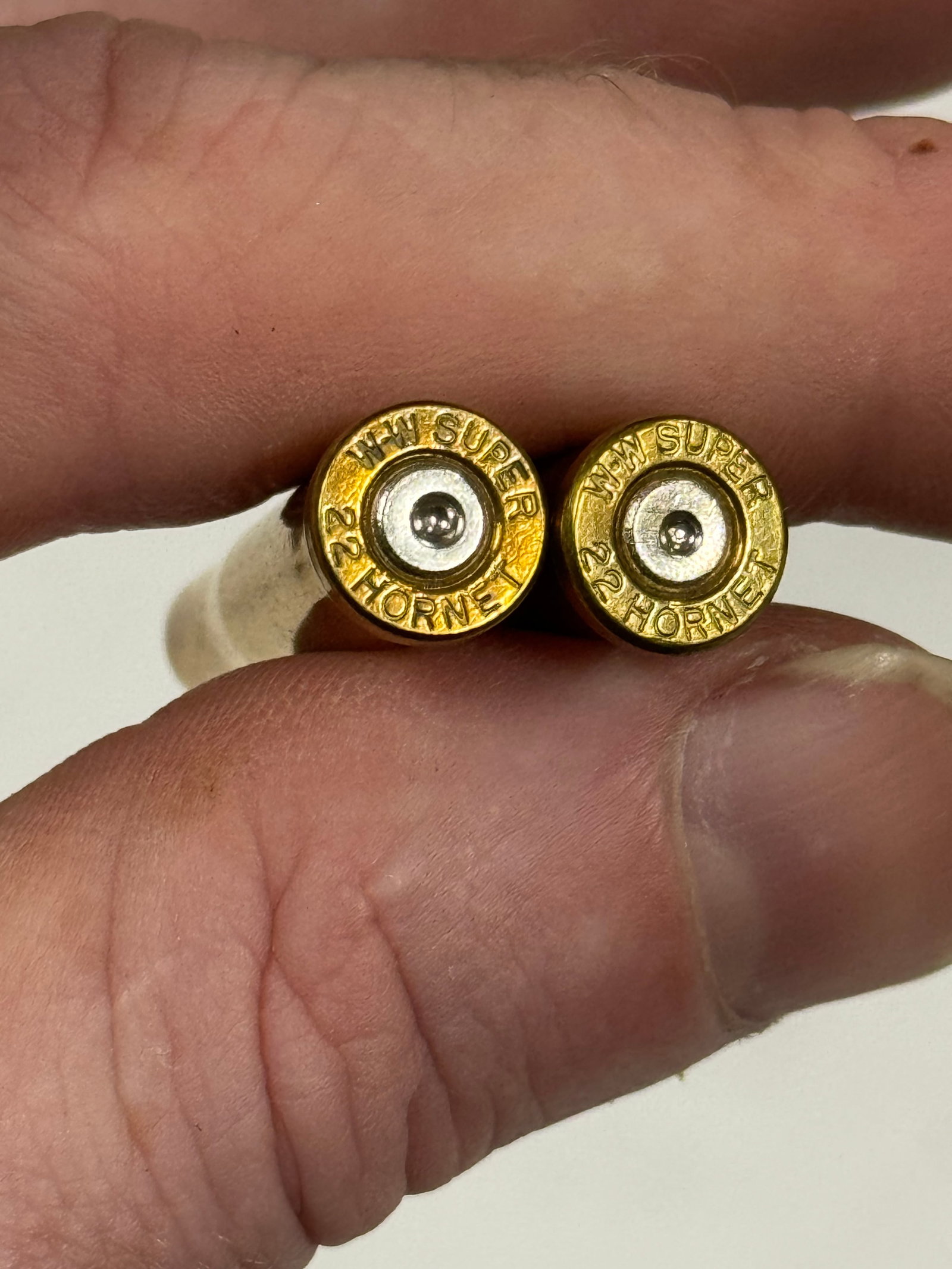 100qty. of .22 HORNET W-W SUPER Shot Brass Shells for Reloading - 4