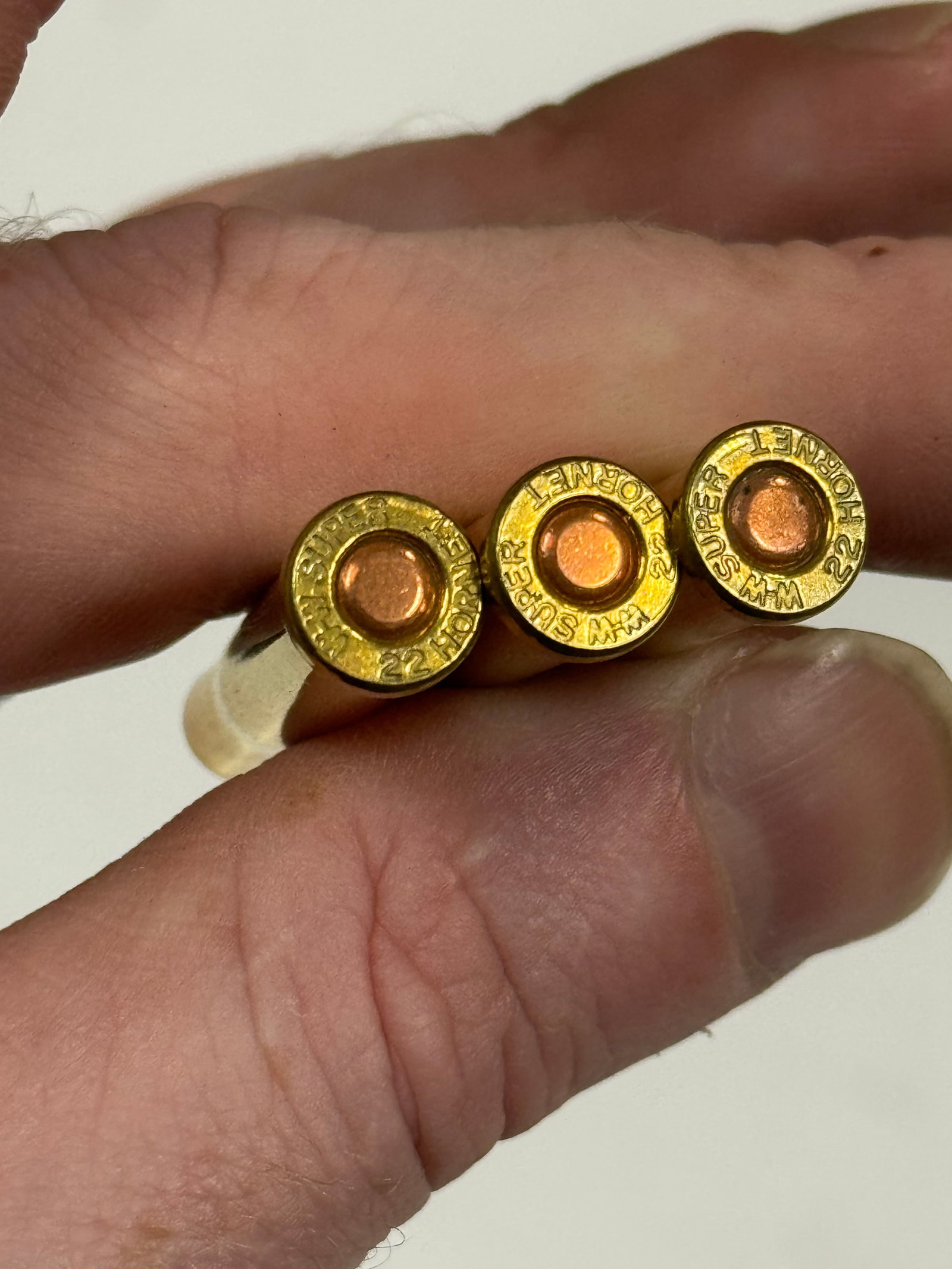 New 100qty. of .22 HORNET W-W SUPER “PRIMED” Brass Shells for Reloading - 4