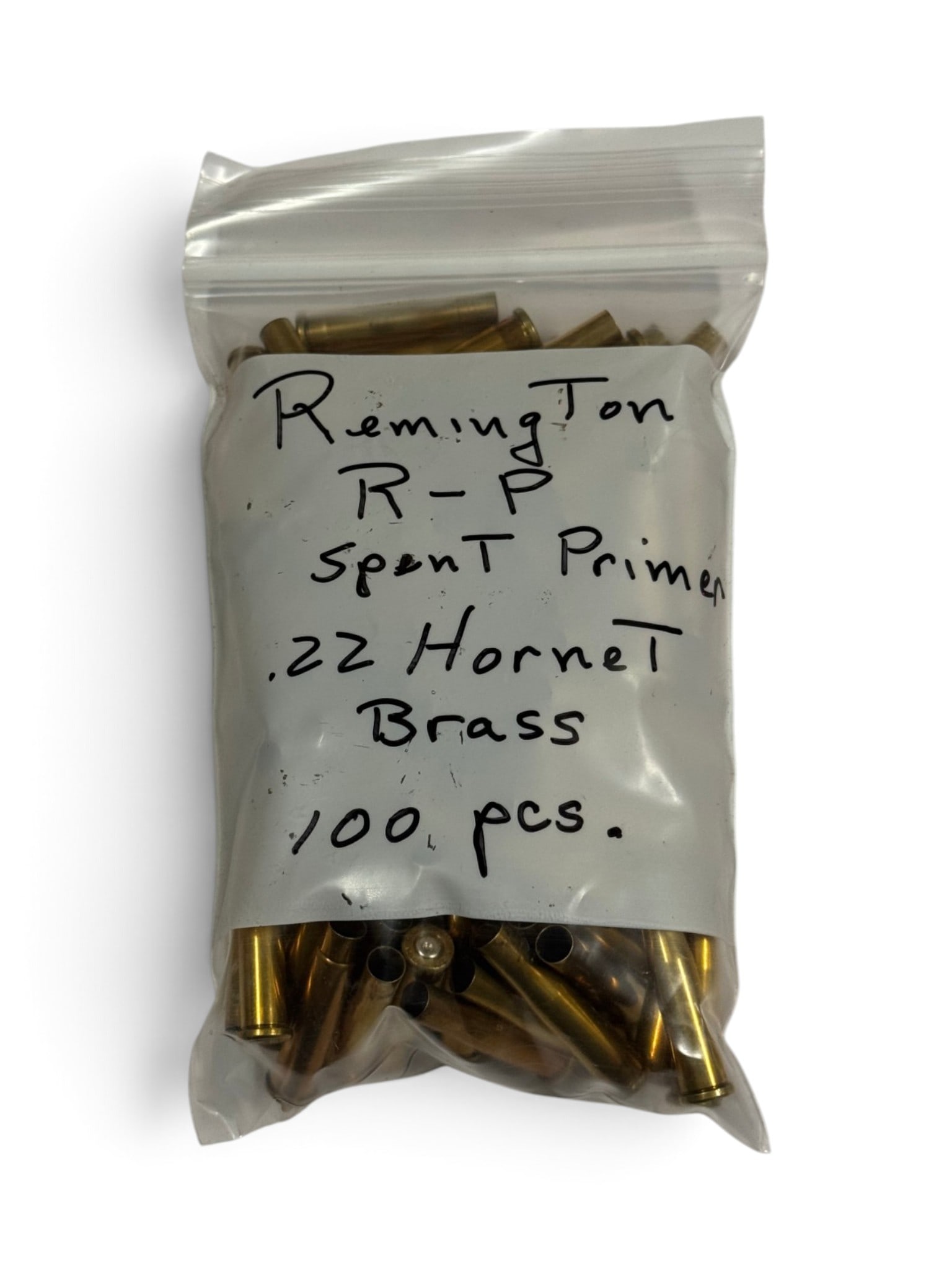 100qty. of .22 HORNET Remington Shot Brass Shells for Reloading: Shot R-P Brass Casings