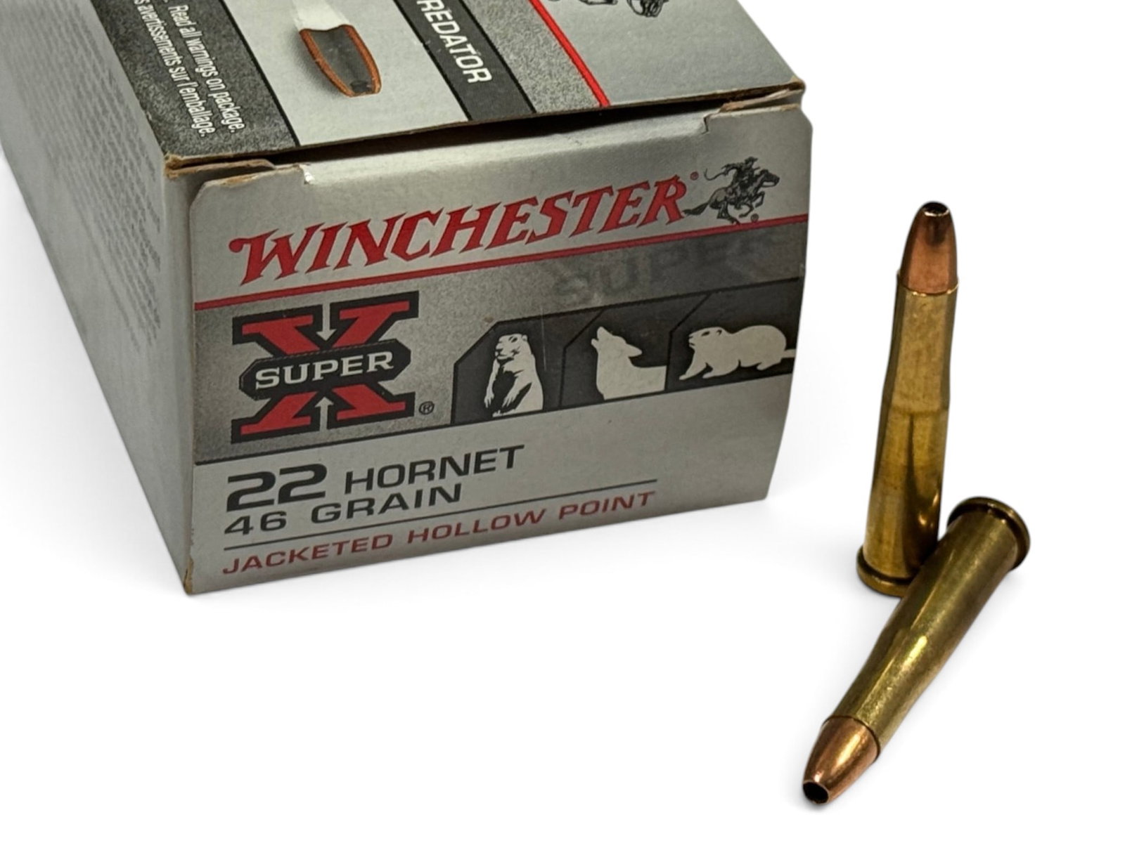 NIB 50rds. of .22 HORNET 46gr. JHP Winchester Super-X Ammunition - 2