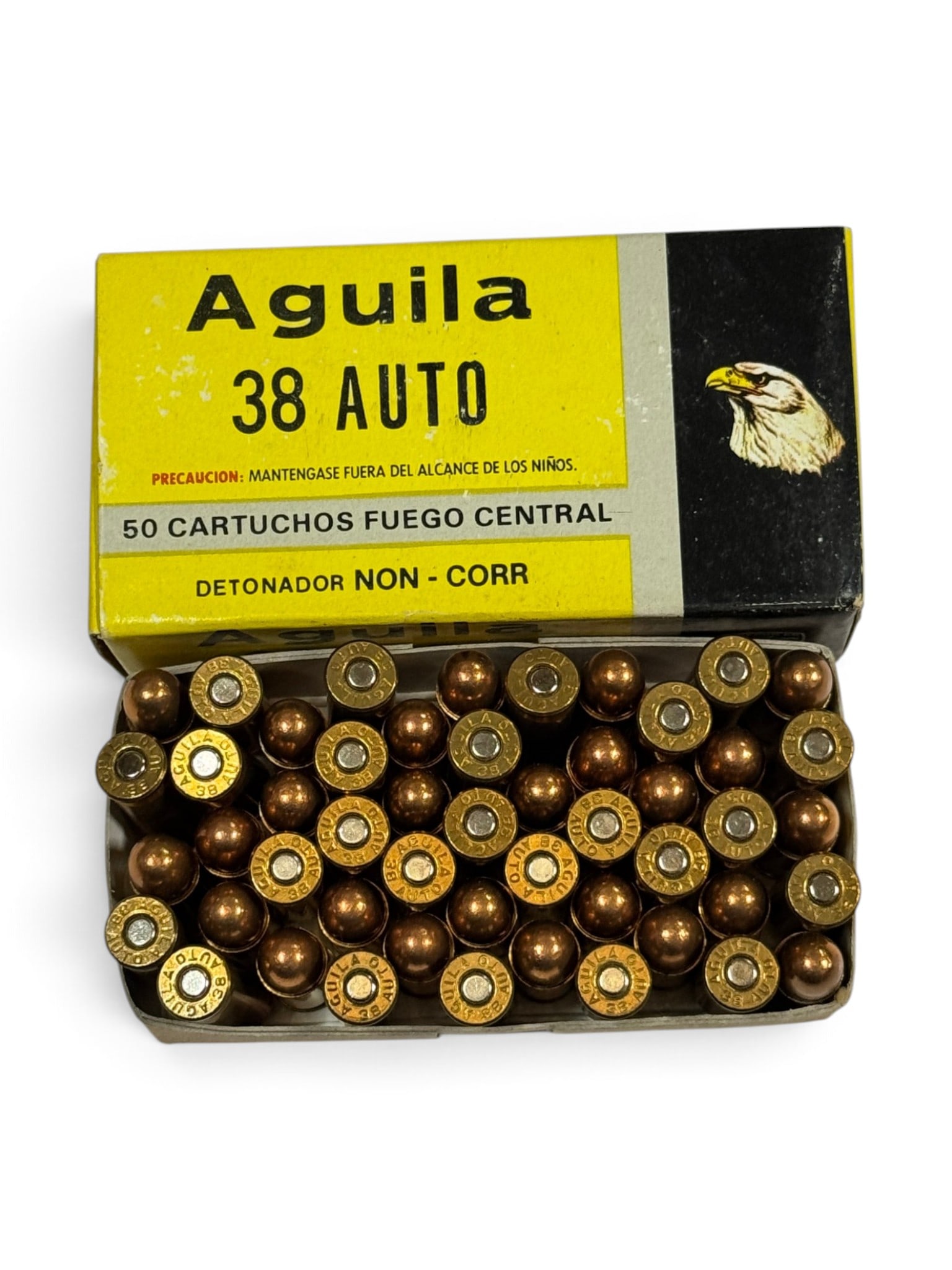 NIB 50rds. of .38 AUTO 130gr. FMJ Aguila Ammunition (1 of 3)