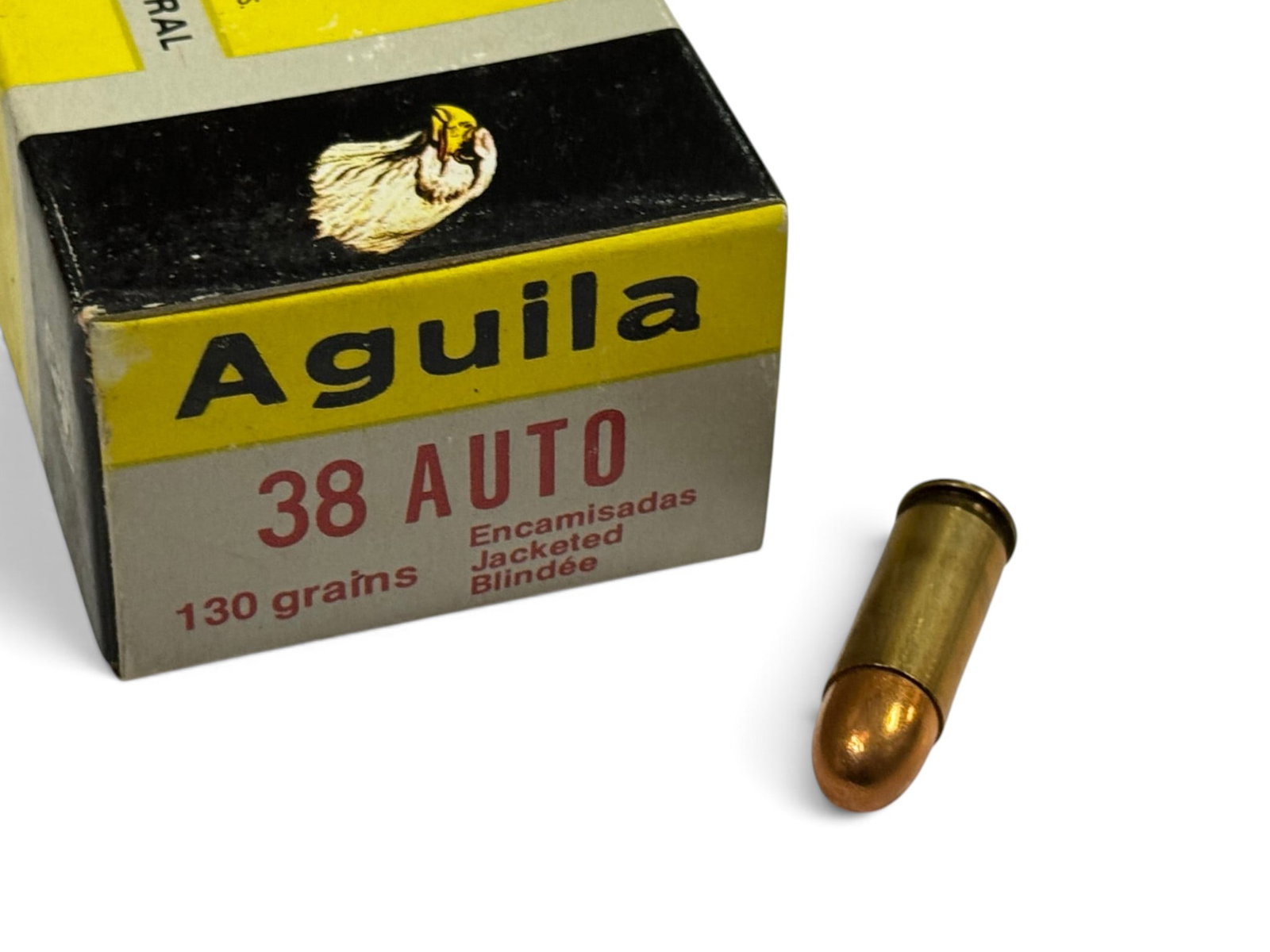 NIB 50rds. of .38 AUTO 130gr. FMJ Aguila Ammunition - 3