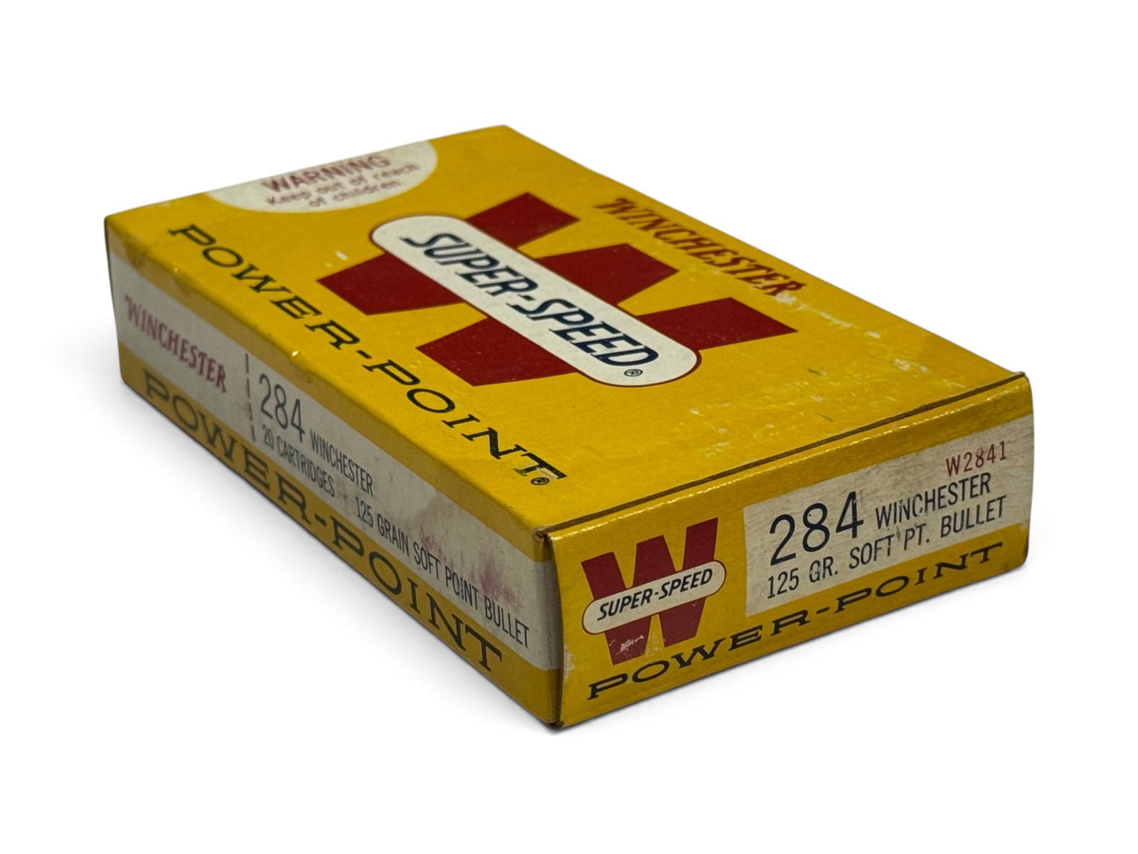 Vintage NOS 20rds. of .284 WIN. 125gr. SP Winchester Super-Speed Power-Point Ammunition - 6