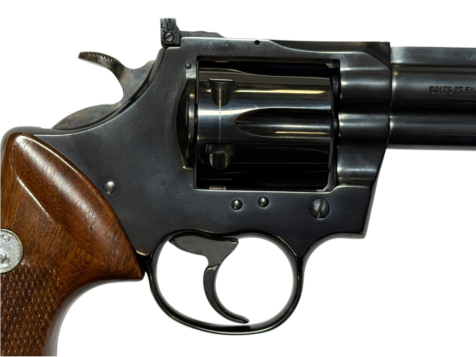 Excellent 1976 Colt Trooper MK. III 6" Blued .357 MAGNUM in Factory Styrofoam Insert - 11