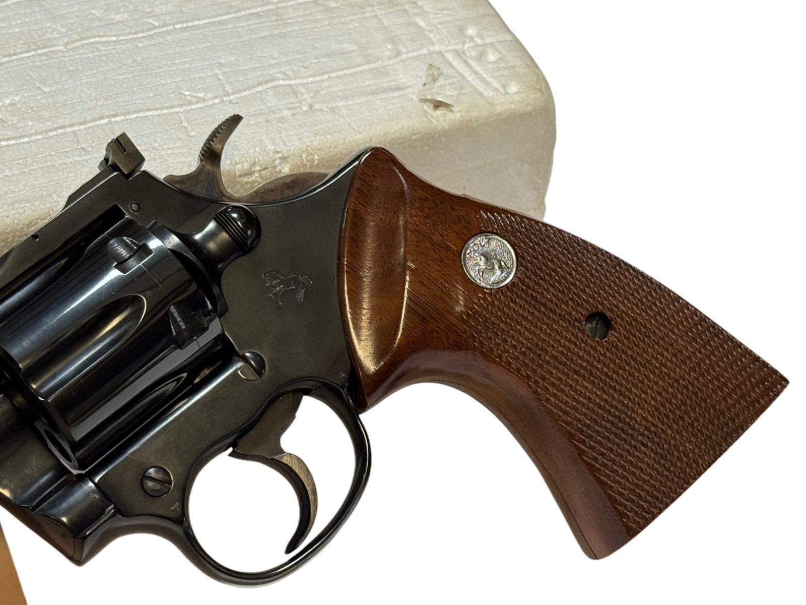 Excellent 1976 Colt Trooper MK. III 6" Blued .357 MAGNUM in Factory Styrofoam Insert - 7