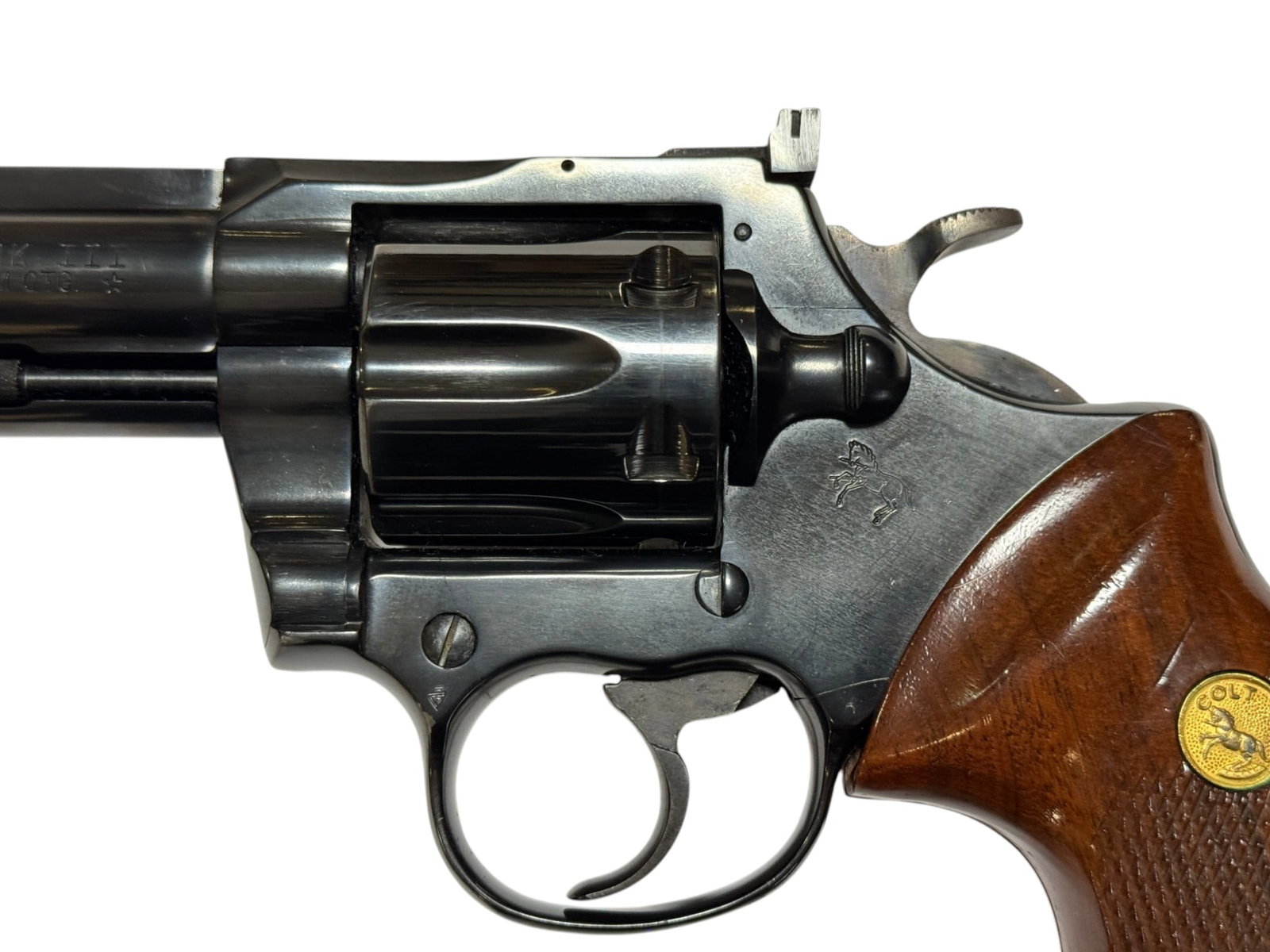 Excellent 1976 Colt Trooper MK. III 4" Blued .357 MAGNUM Revolver - 6