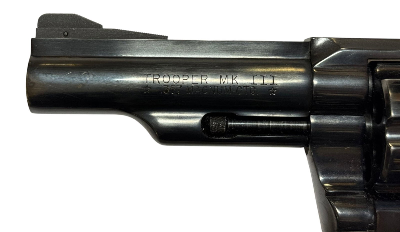 Excellent 1976 Colt Trooper MK. III 4" Blued .357 MAGNUM Revolver - 7