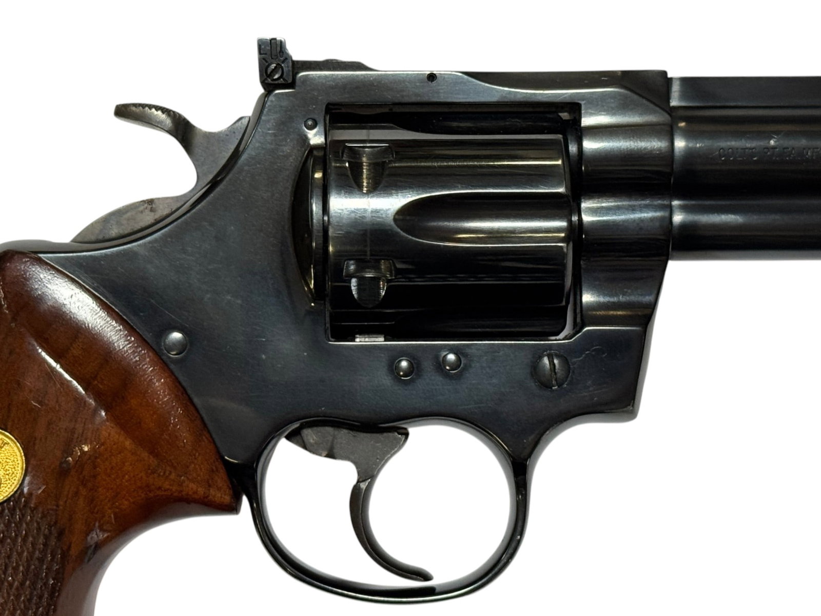 Excellent 1976 Colt Trooper MK. III 4" Blued .357 MAGNUM Revolver - 9