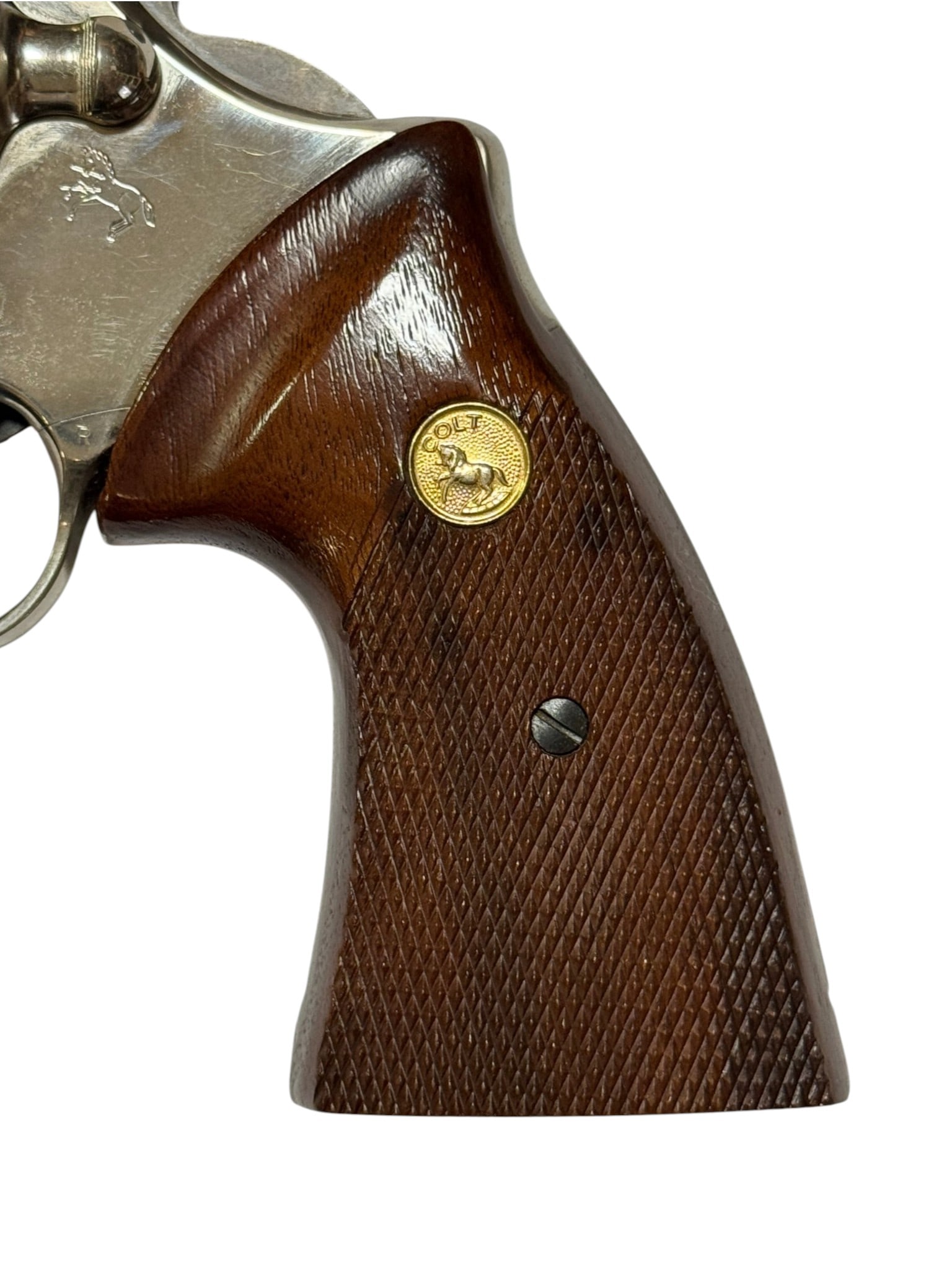 Excellent 1978 Colt Trooper MK. III 4" Nickel .357 MAGNUM Revolver - 5