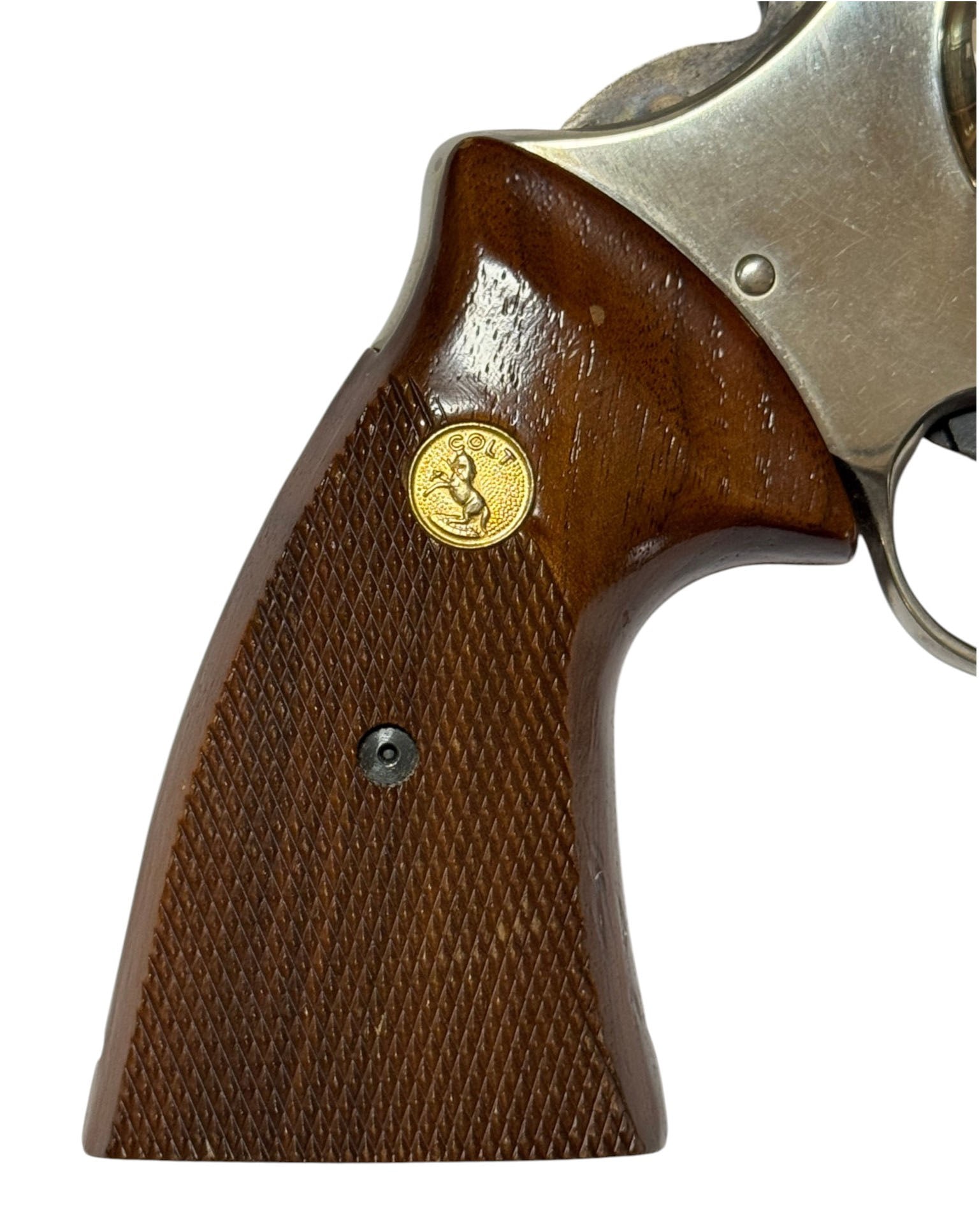 Excellent 1978 Colt Trooper MK. III 4" Nickel .357 MAGNUM Revolver - 8
