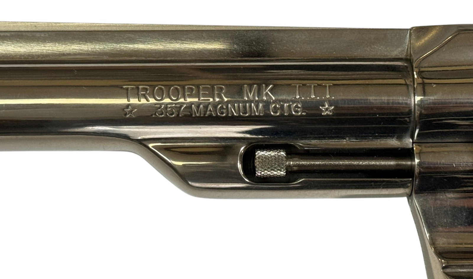 Excellent 1981 Colt Trooper MK. III 6" Nickel .357 MAGNUM Revolver - 6