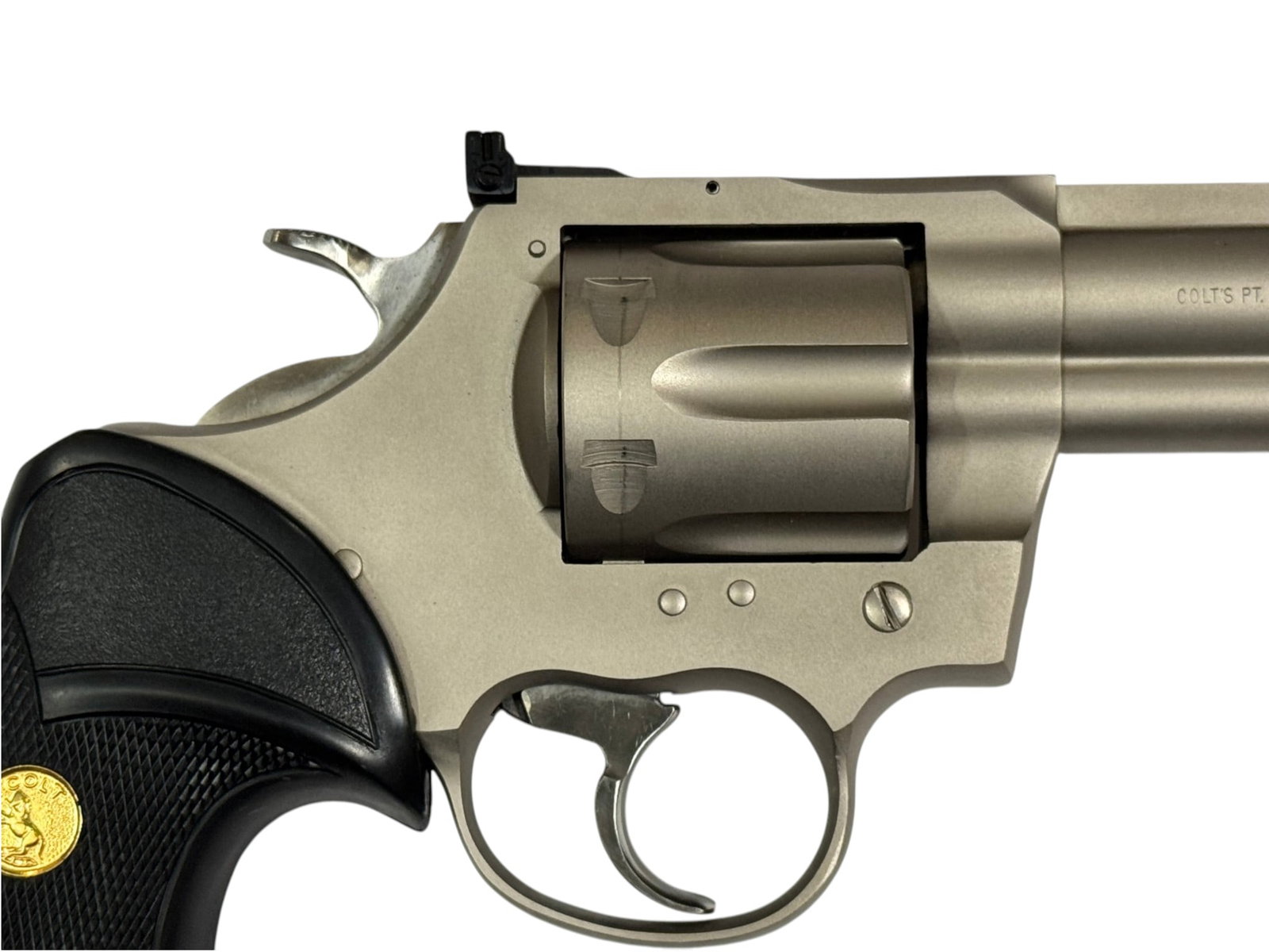 Excellent RARE 1982 Colt Trooper MK. III 4" Electroless Satin Nickel .357 MAGNUM Revolver - 8
