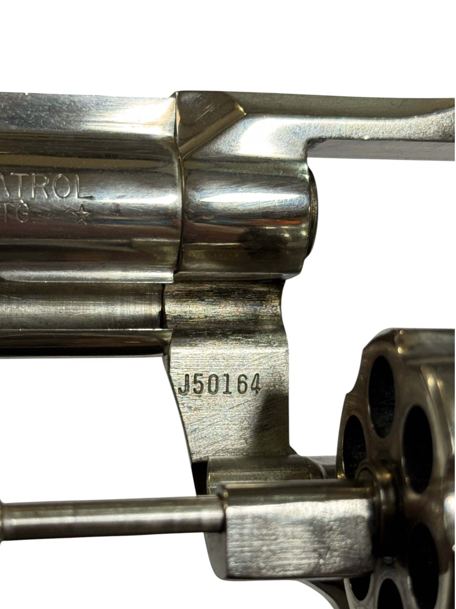 Excellent RARE 1970 Colt Border Patrol 4" Nickel .357 MAGNUM Revolver - 3