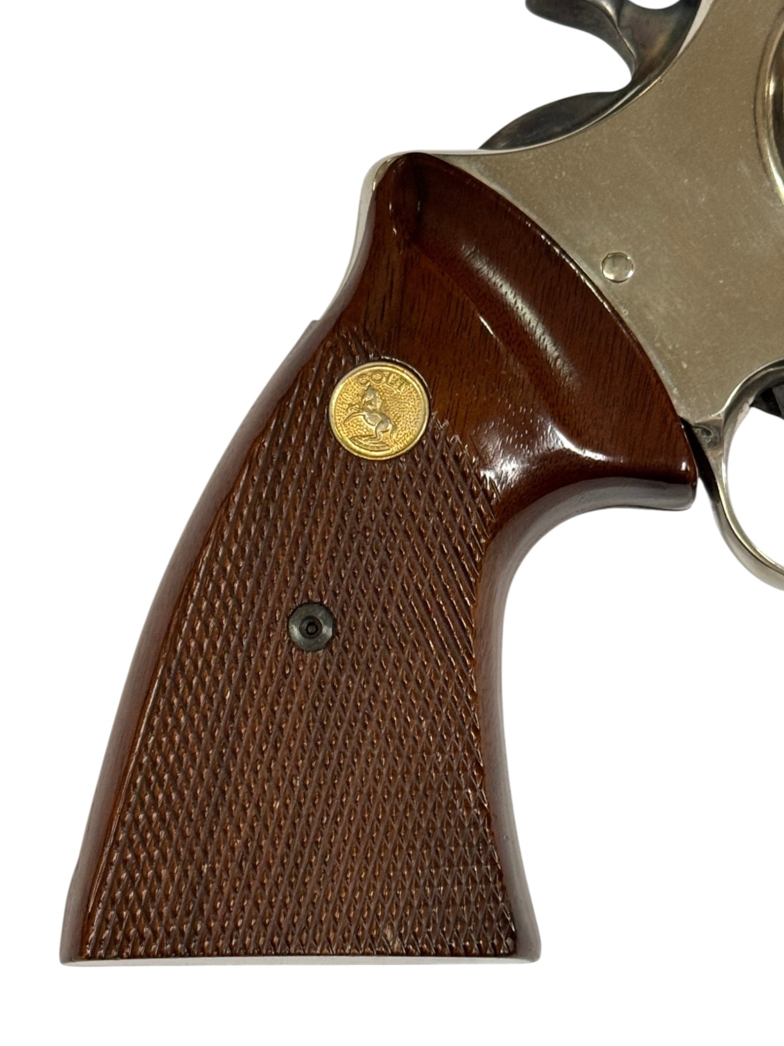 Excellent RARE 1970 Colt Border Patrol 4" Nickel .357 MAGNUM Revolver - 8